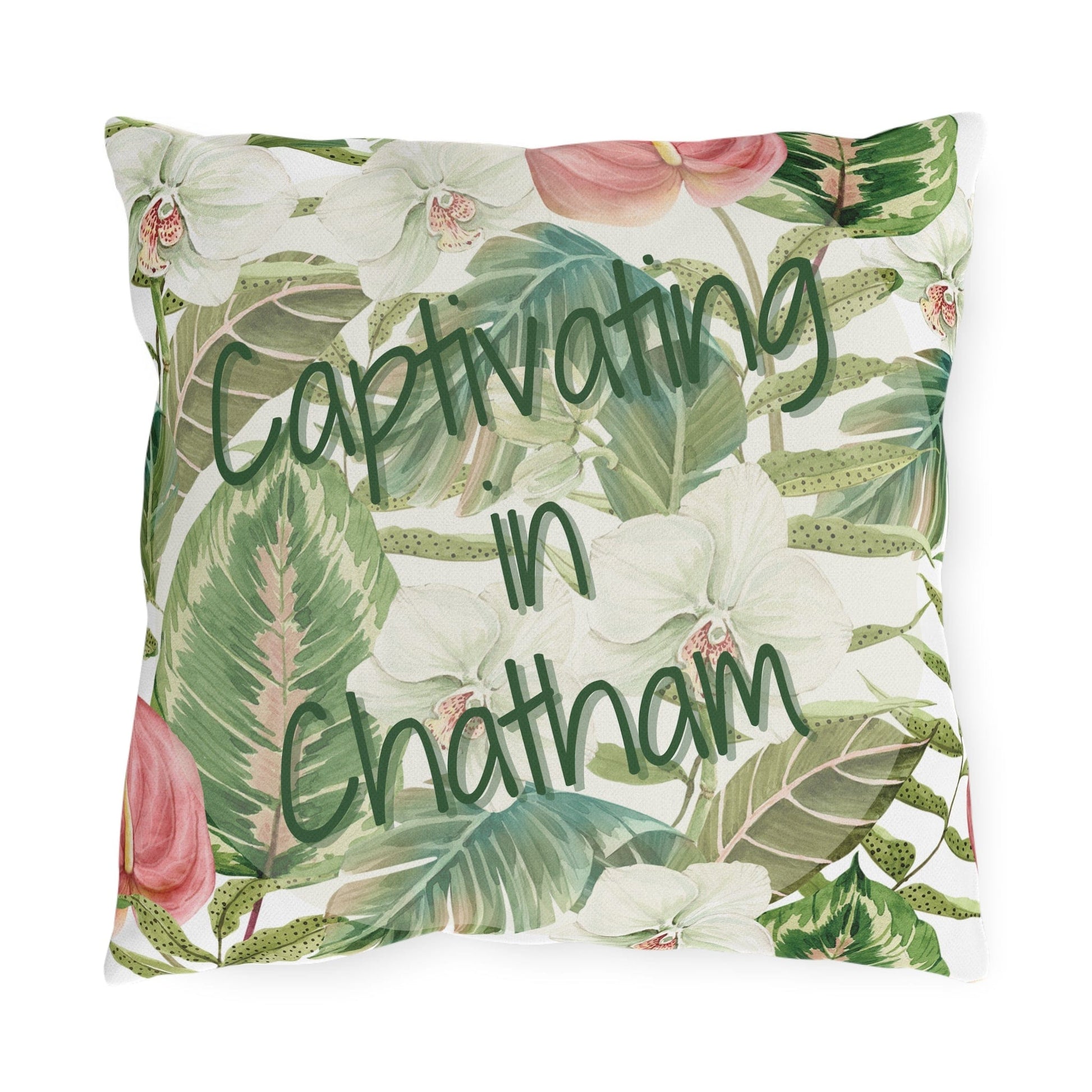 Take the 2nd Exit Florida Villages of  Outdoor Pillows (Green Lettering) - Chatham