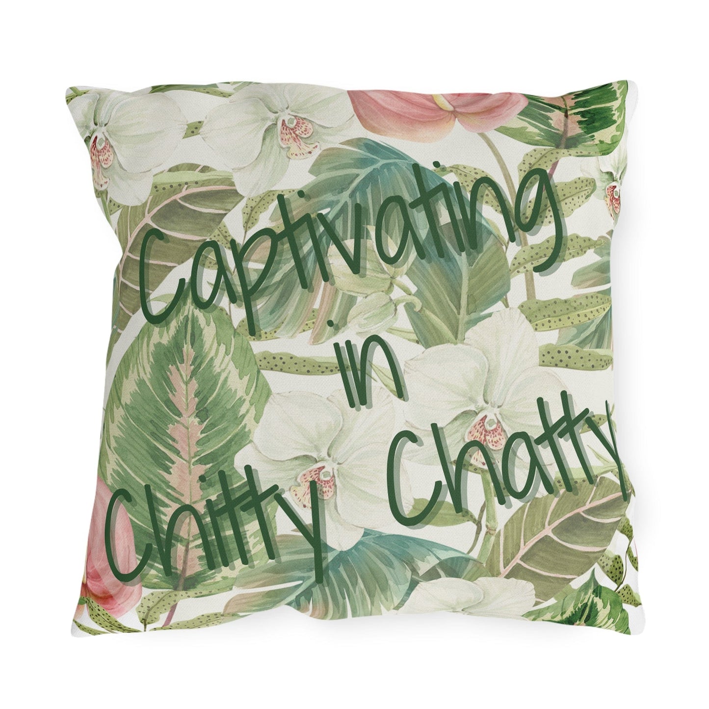 Take the 2nd Exit Florida Villages of  Outdoor Pillows (Green Lettering) - Chitty Chatty