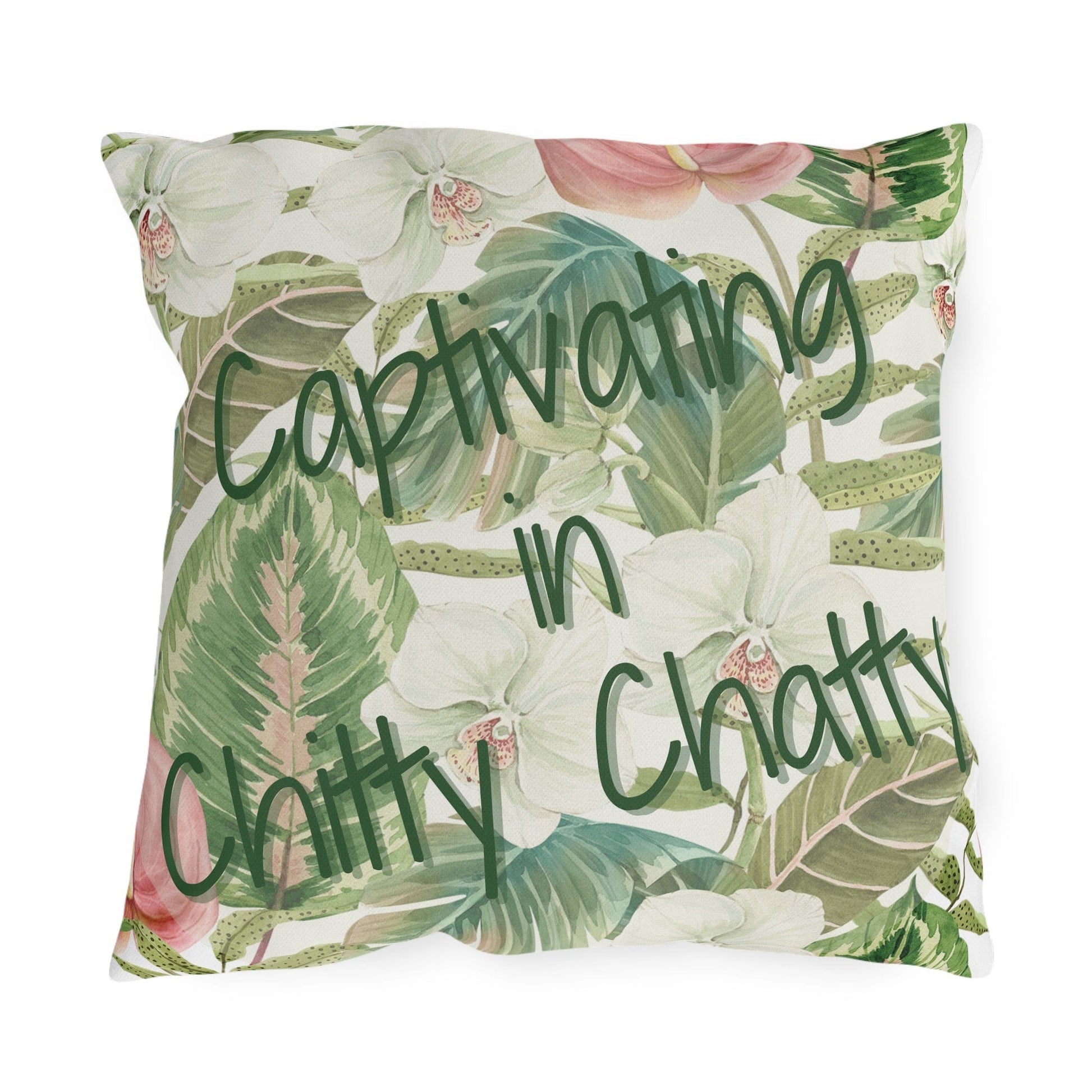 Take the 2nd Exit Florida Villages of  Outdoor Pillows (Green Lettering) - Chitty Chatty