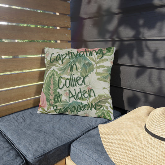 Take the 2nd Exit Florida Villages of  Outdoor Pillows (Green Lettering) - Collier at Alden Bungalows