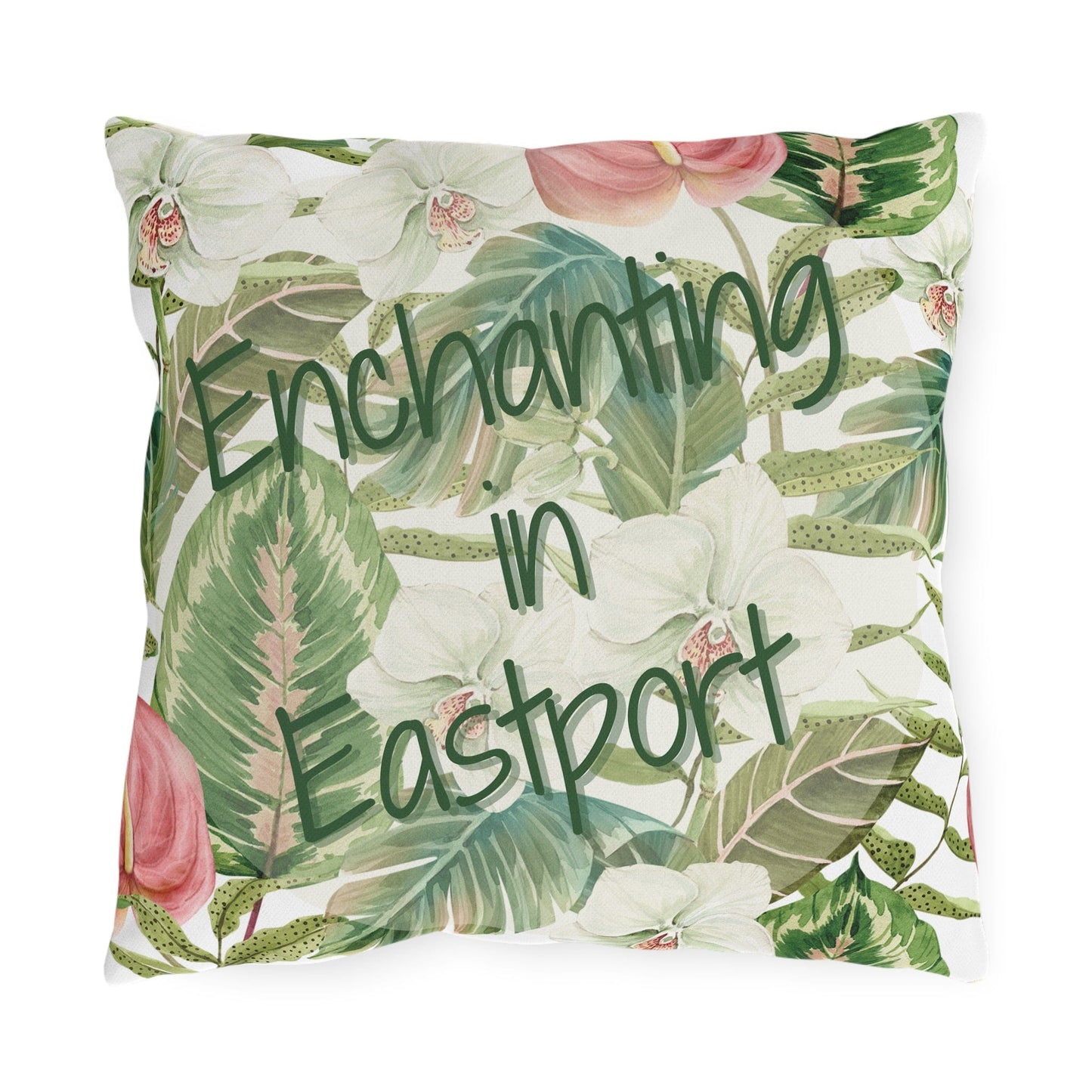 Take the 2nd Exit Florida Villages of  Outdoor Pillows (Green Lettering) - Eastport