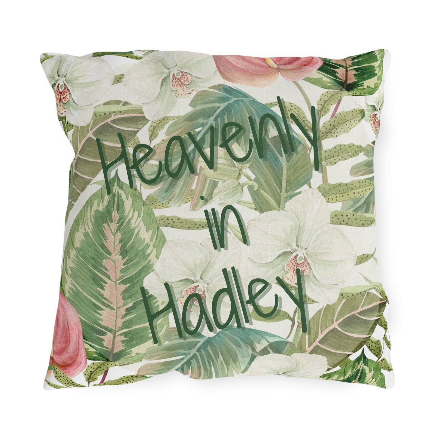 Take the 2nd Exit Florida Villages of  Outdoor Pillows (Green Lettering) - Hadley