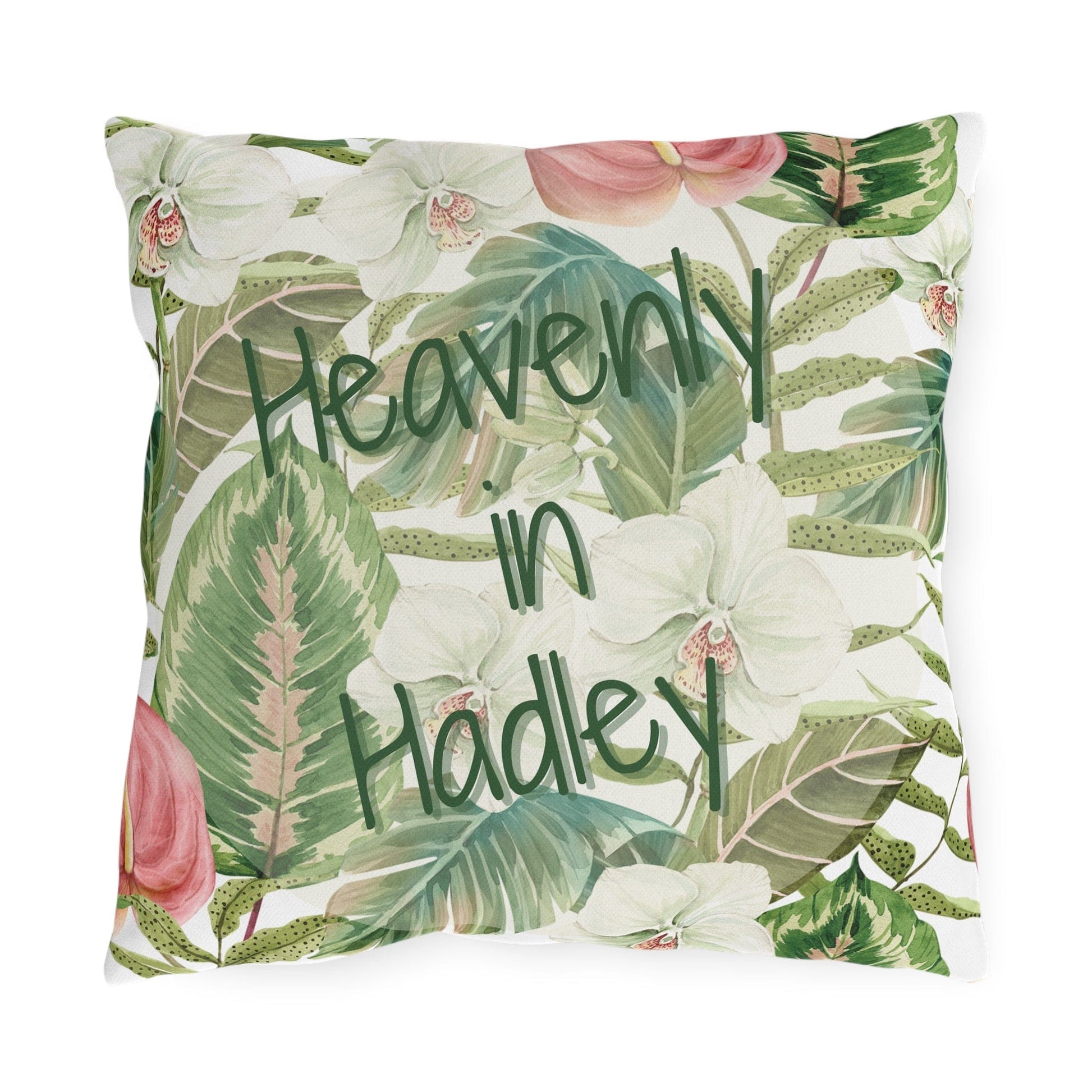 Take the 2nd Exit Florida Villages of  Outdoor Pillows (Green Lettering) - Hadley