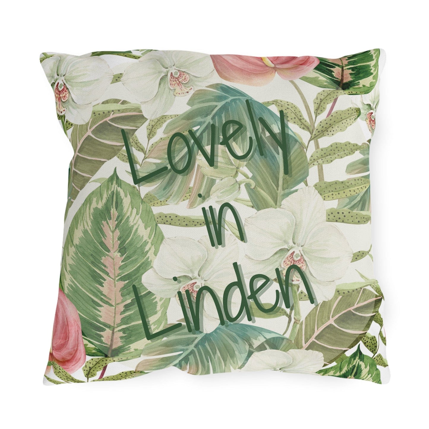 Take the 2nd Exit Florida Villages of  Outdoor Pillows (Green Lettering) - Linden