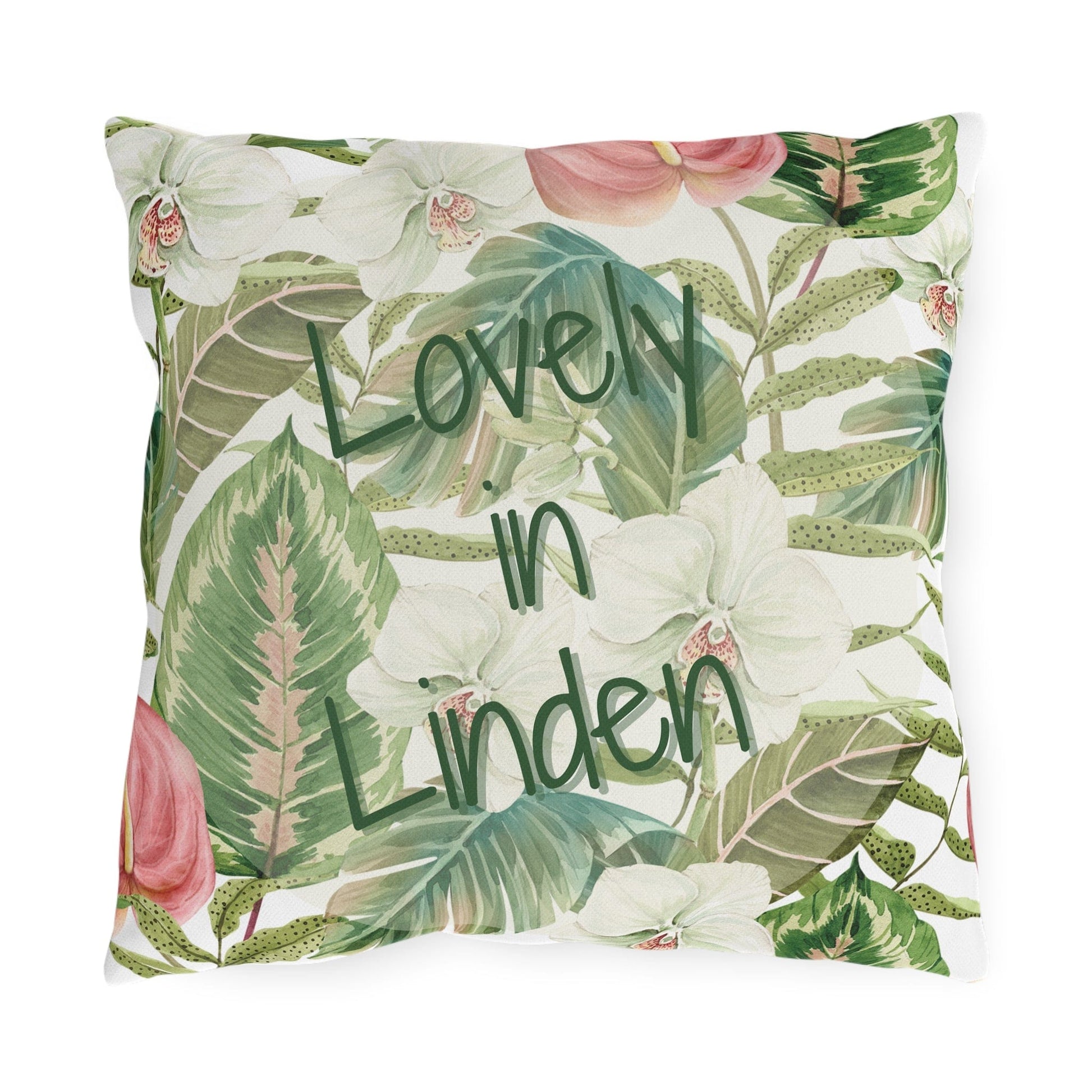 Take the 2nd Exit Florida Villages of  Outdoor Pillows (Green Lettering) - Linden