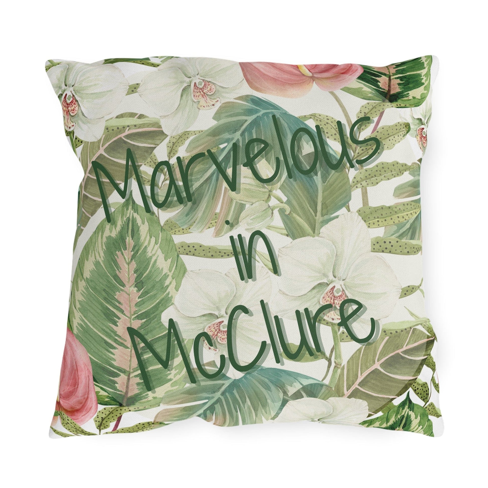 Take the 2nd Exit Florida Villages of  Outdoor Pillows (Green Lettering) - McClure