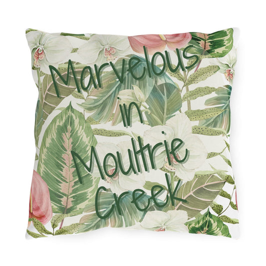 Take the 2nd Exit Florida Villages of  Outdoor Pillows (Green Lettering) - Moultrie Creek
