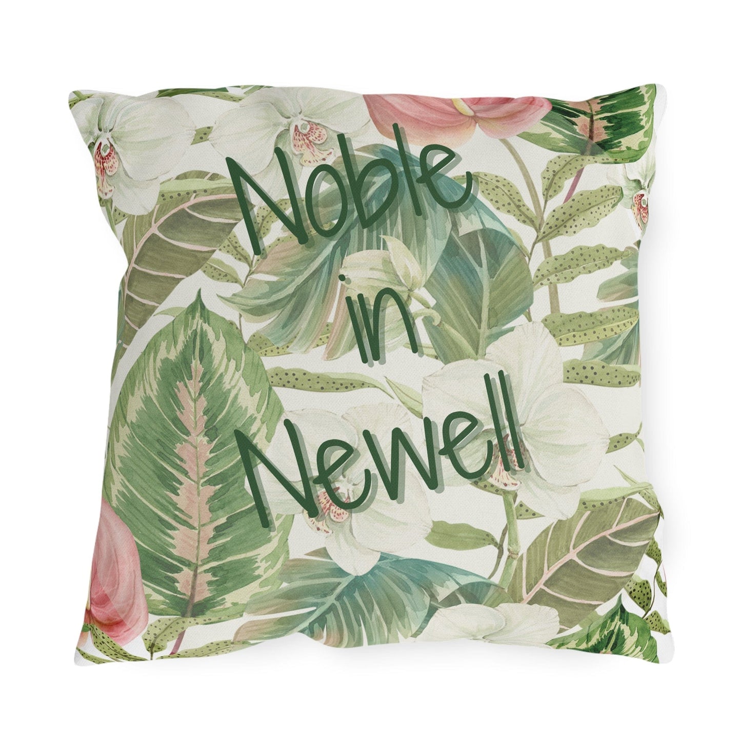 Take the 2nd Exit Florida Villages of  Outdoor Pillows (Green Lettering) - Newell