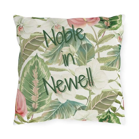 Take the 2nd Exit Florida Villages of  Outdoor Pillows (Green Lettering) - Newell