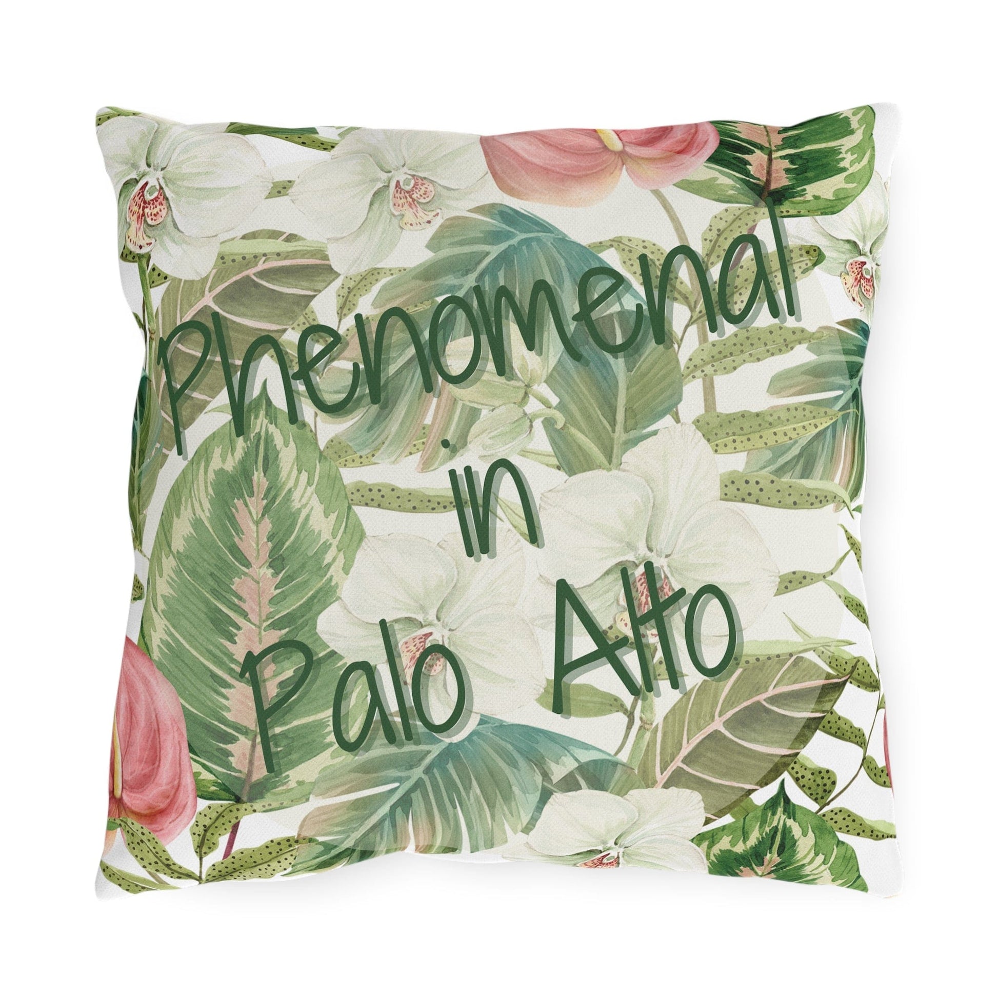 Take the 2nd Exit Florida Villages of  Outdoor Pillows (Green Lettering) - Palo Alto