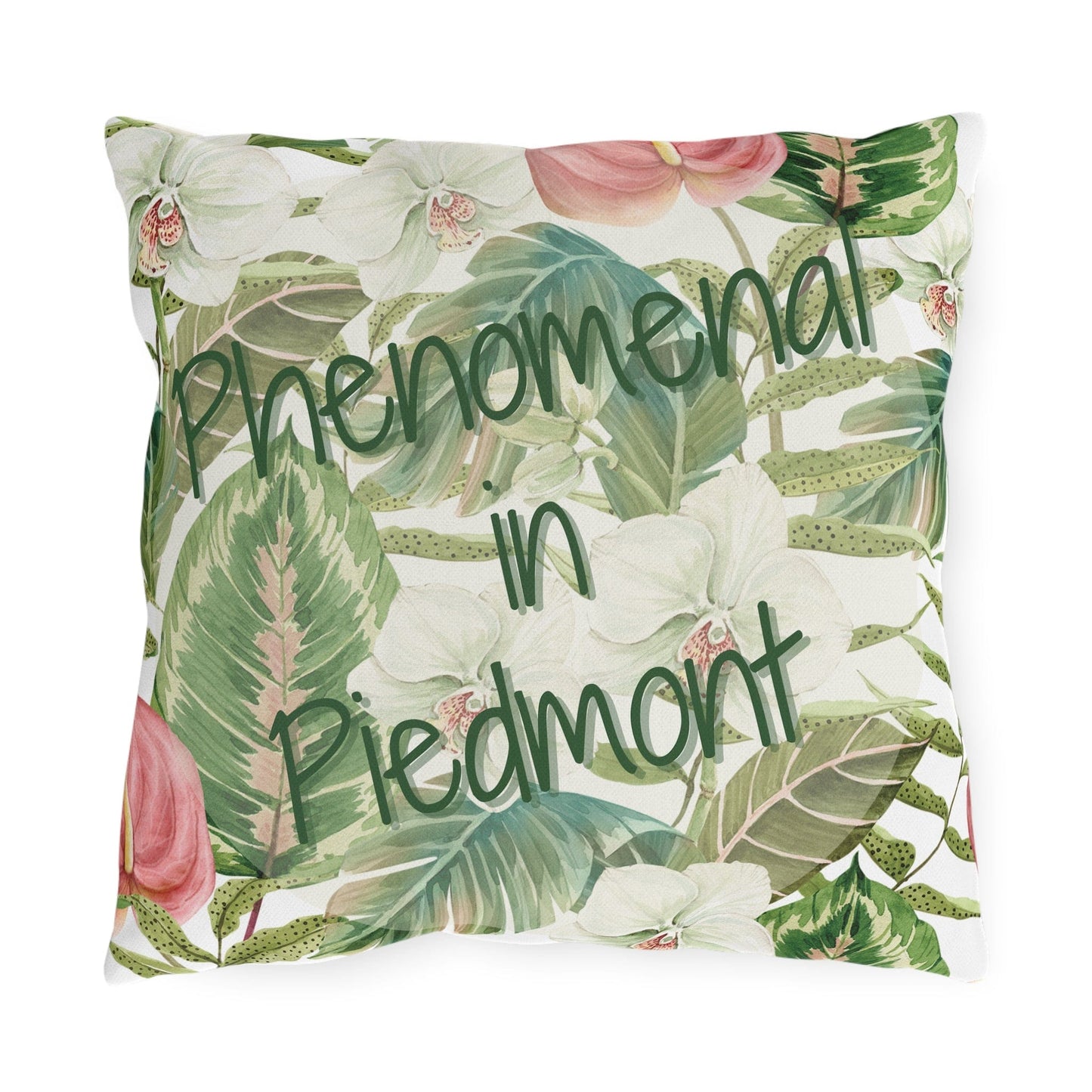 Take the 2nd Exit Florida Villages of  Outdoor Pillows (Green Lettering) - Piedmont