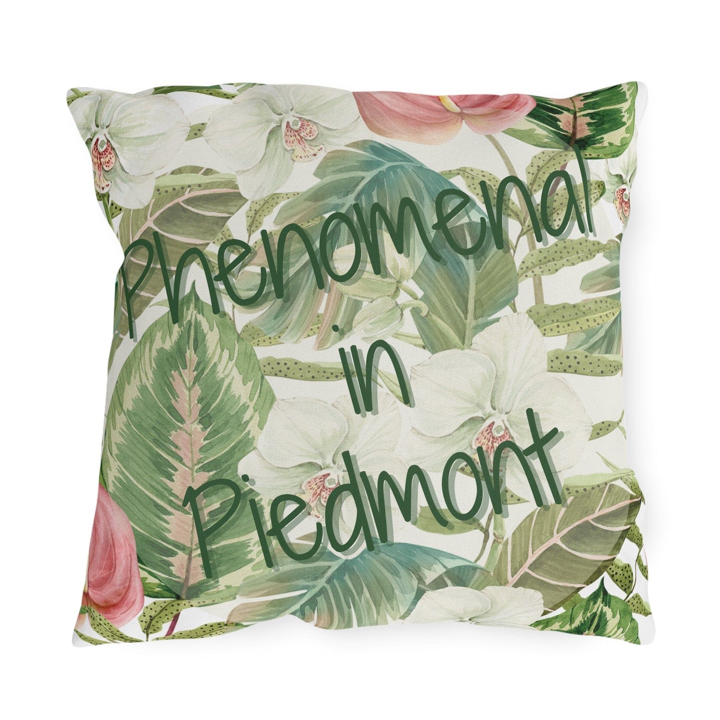 Take the 2nd Exit Florida Villages of  Outdoor Pillows (Green Lettering) - Piedmont