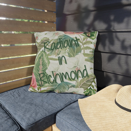 Take the 2nd Exit Florida Villages of  Outdoor Pillows (Green Lettering) - Richmond