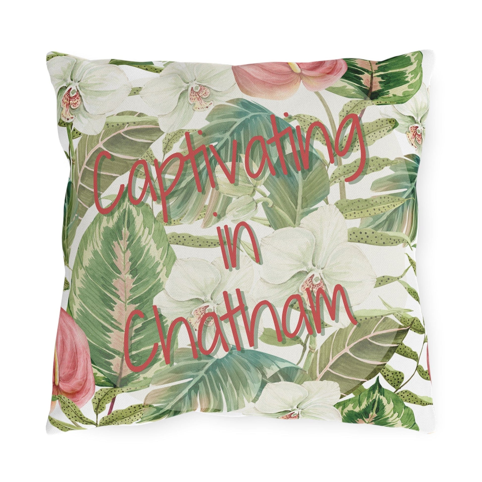 Take the 2nd Exit Florida Villages of  Outdoor Pillows (Pink Lettering) - Chatham