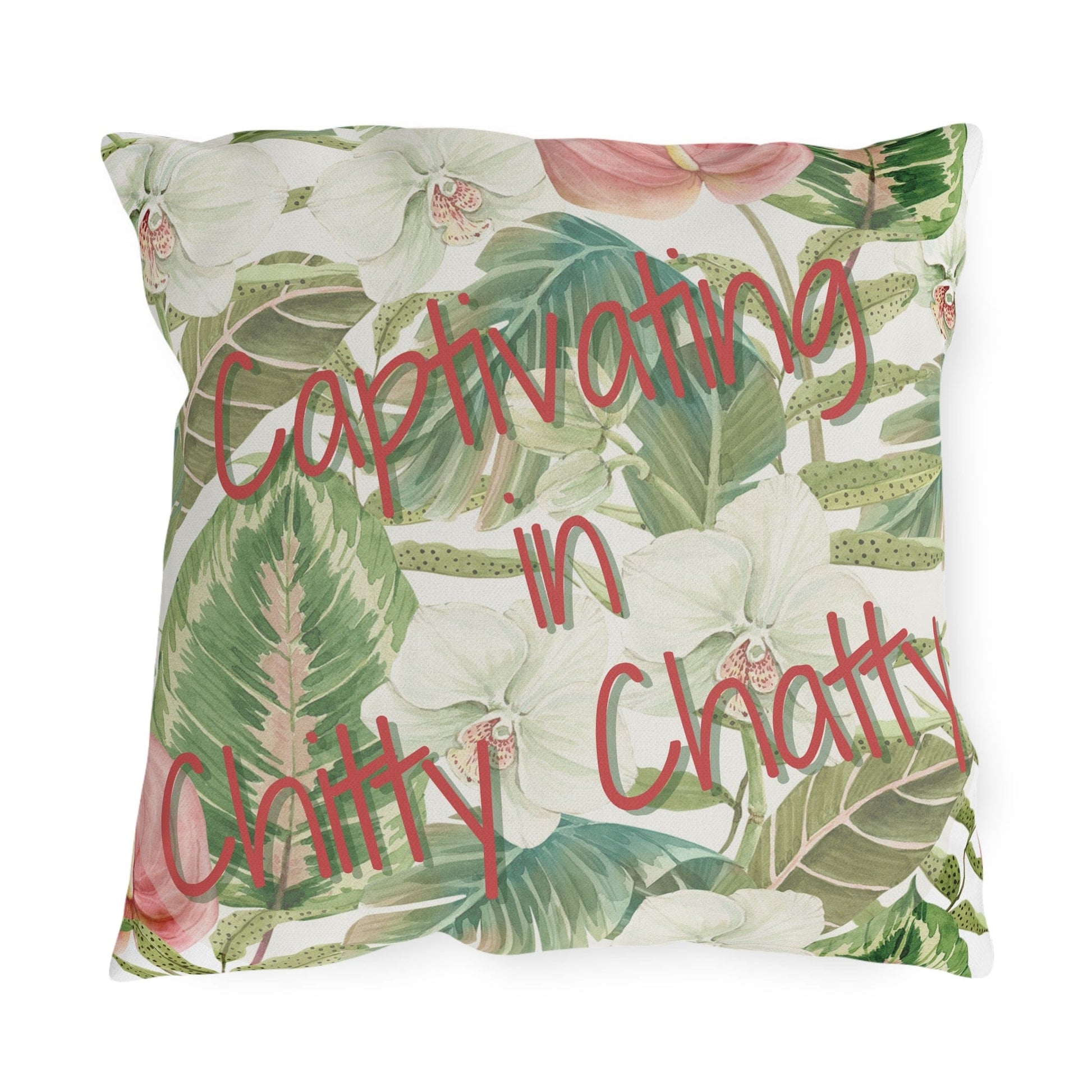 Take the 2nd Exit Florida Villages of  Outdoor Pillows (Pink Lettering) - Chitty Chatty