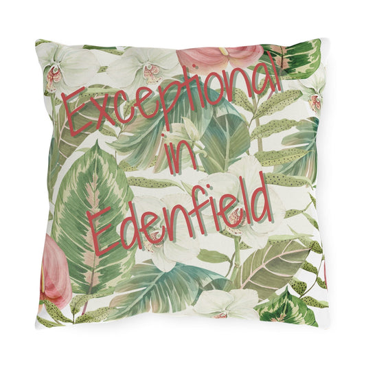 Take the 2nd Exit Florida Villages of  Outdoor Pillows (Pink Lettering) - Edenfield