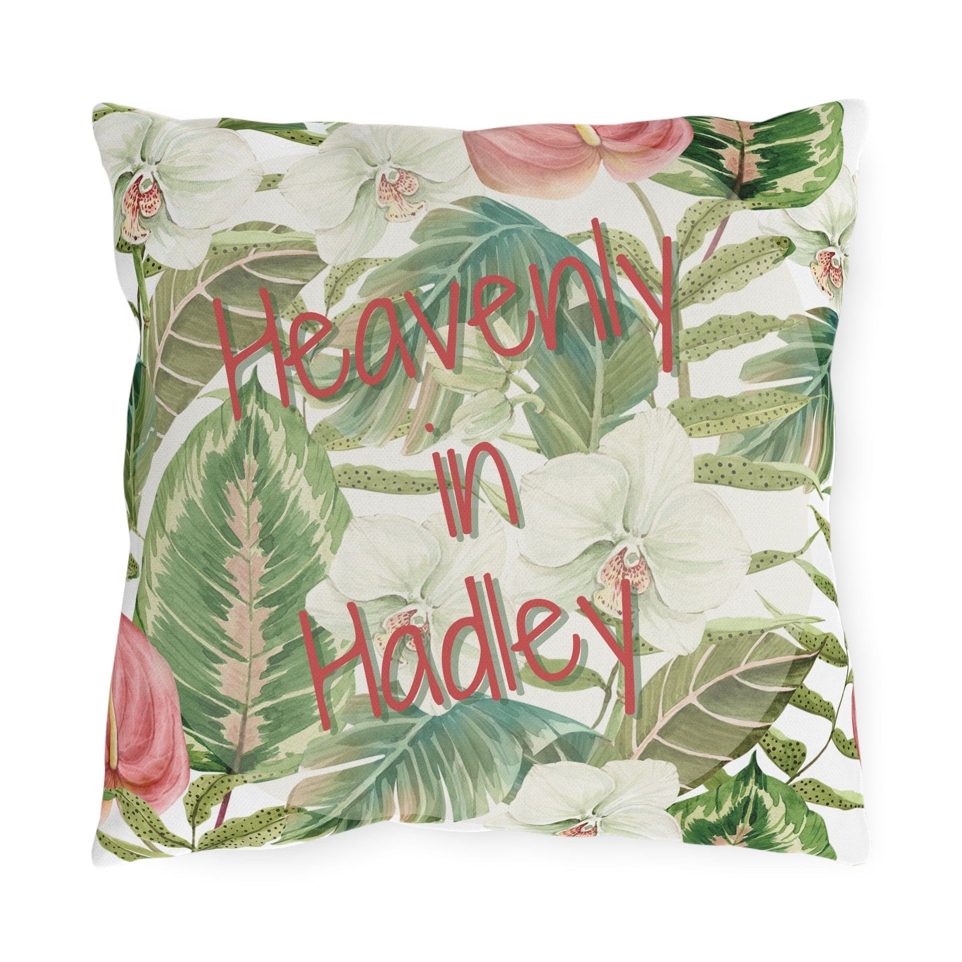 Take the 2nd Exit Florida Villages of  Outdoor Pillows (Pink Lettering) - Hadley