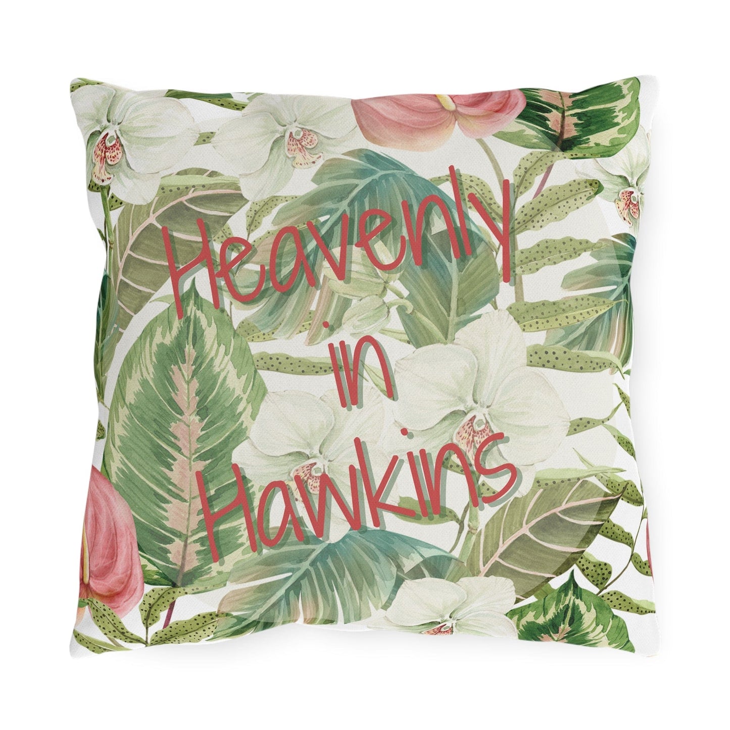 Take the 2nd Exit Florida Villages of  Outdoor Pillows (Pink Lettering) - Hawkins