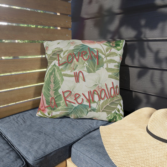 Take the 2nd Exit Florida Villages of  Outdoor Pillows (Pink Lettering) - La Reynalda