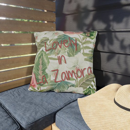 Take the 2nd Exit Florida Villages of  Outdoor Pillows (Pink Lettering) - La Zamora