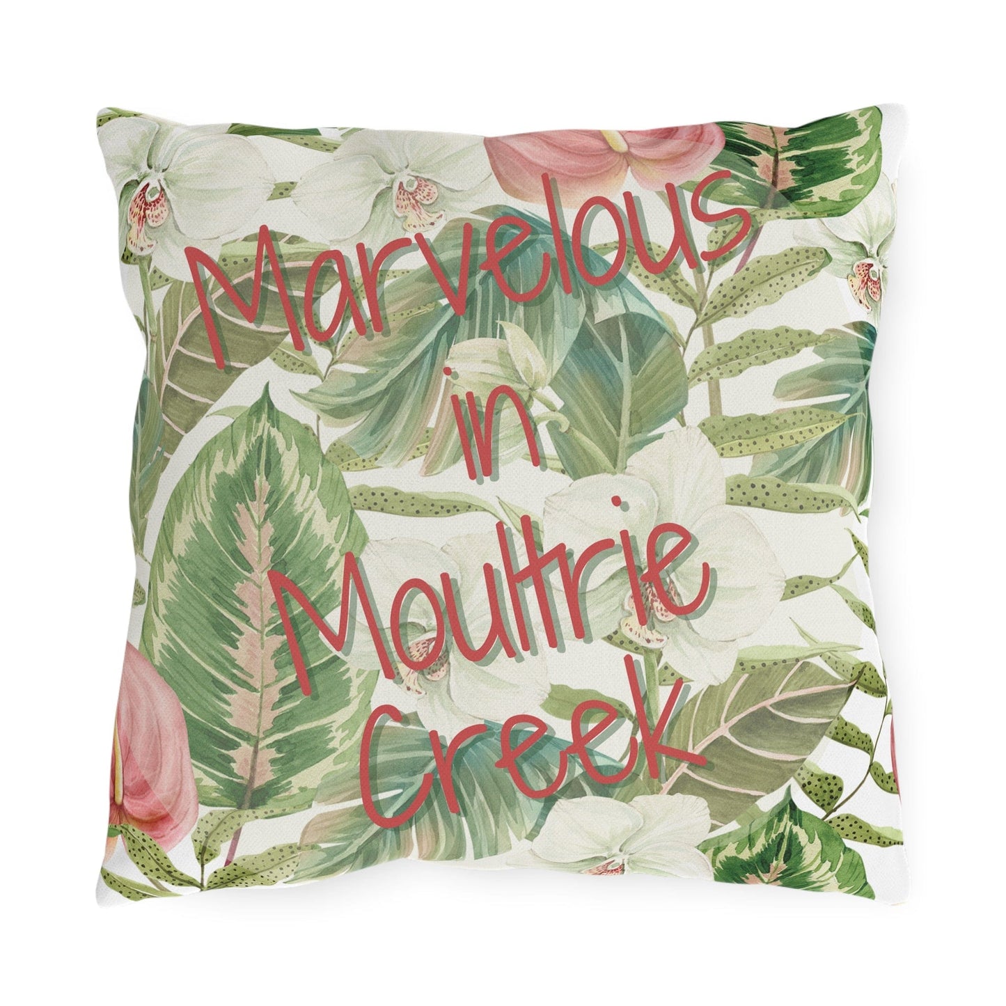 Take the 2nd Exit Florida Villages of  Outdoor Pillows (Pink Lettering) - Moultrie Creek