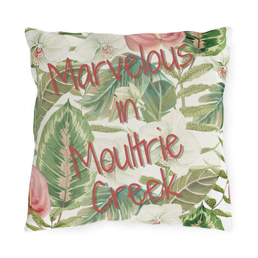Take the 2nd Exit Florida Villages of  Outdoor Pillows (Pink Lettering) - Moultrie Creek