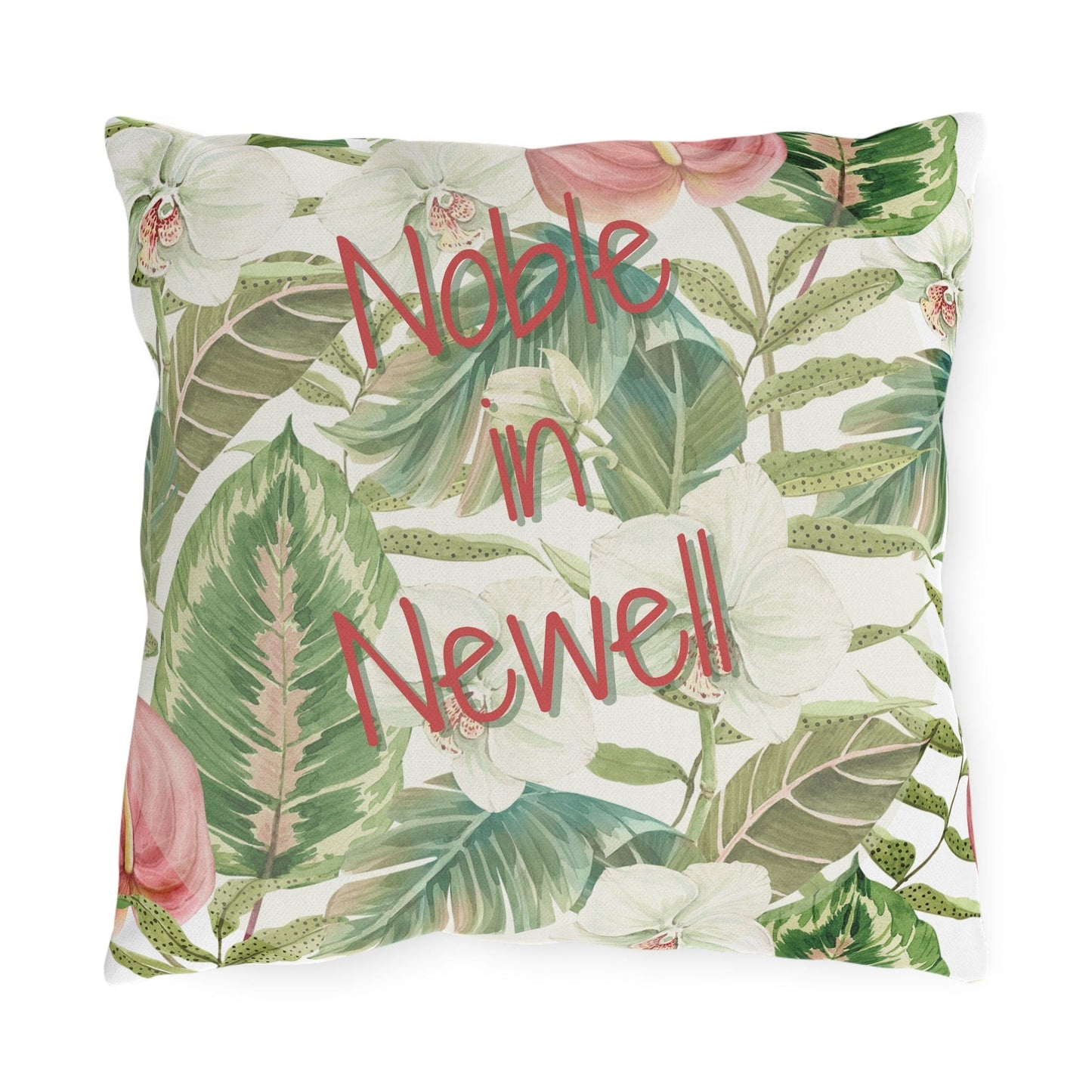 Take the 2nd Exit Florida Villages of  Outdoor Pillows (Pink Lettering) - Newell