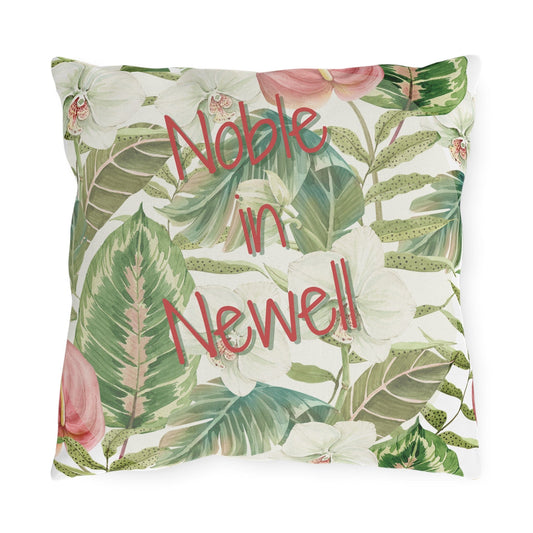 Take the 2nd Exit Florida Villages of  Outdoor Pillows (Pink Lettering) - Newell