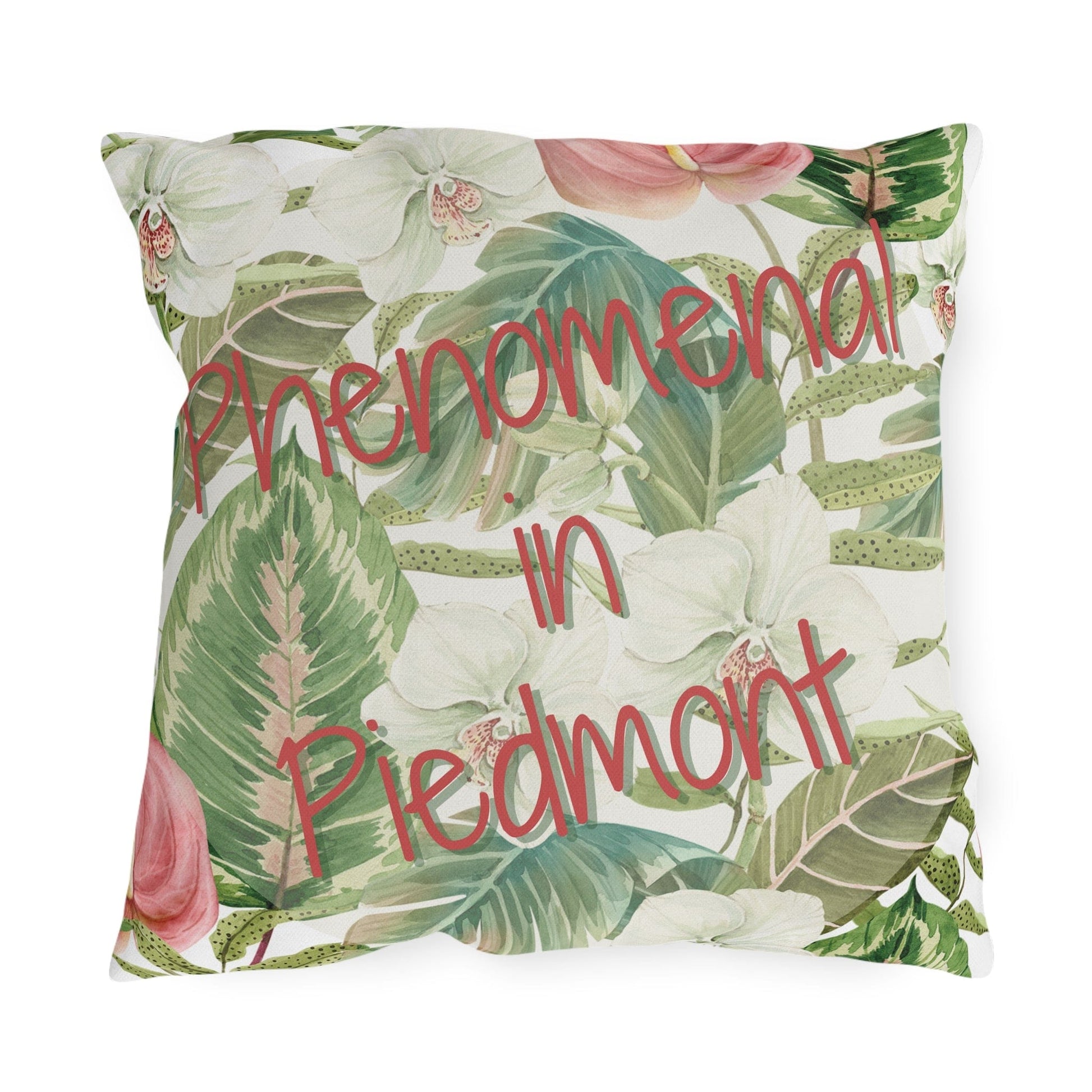 Take the 2nd Exit Florida Villages of  Outdoor Pillows (Pink Lettering) - Piedmont