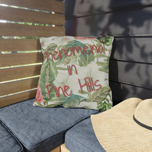Take the 2nd Exit Florida Villages of  Outdoor Pillows (Pink Lettering) - Pine Hills