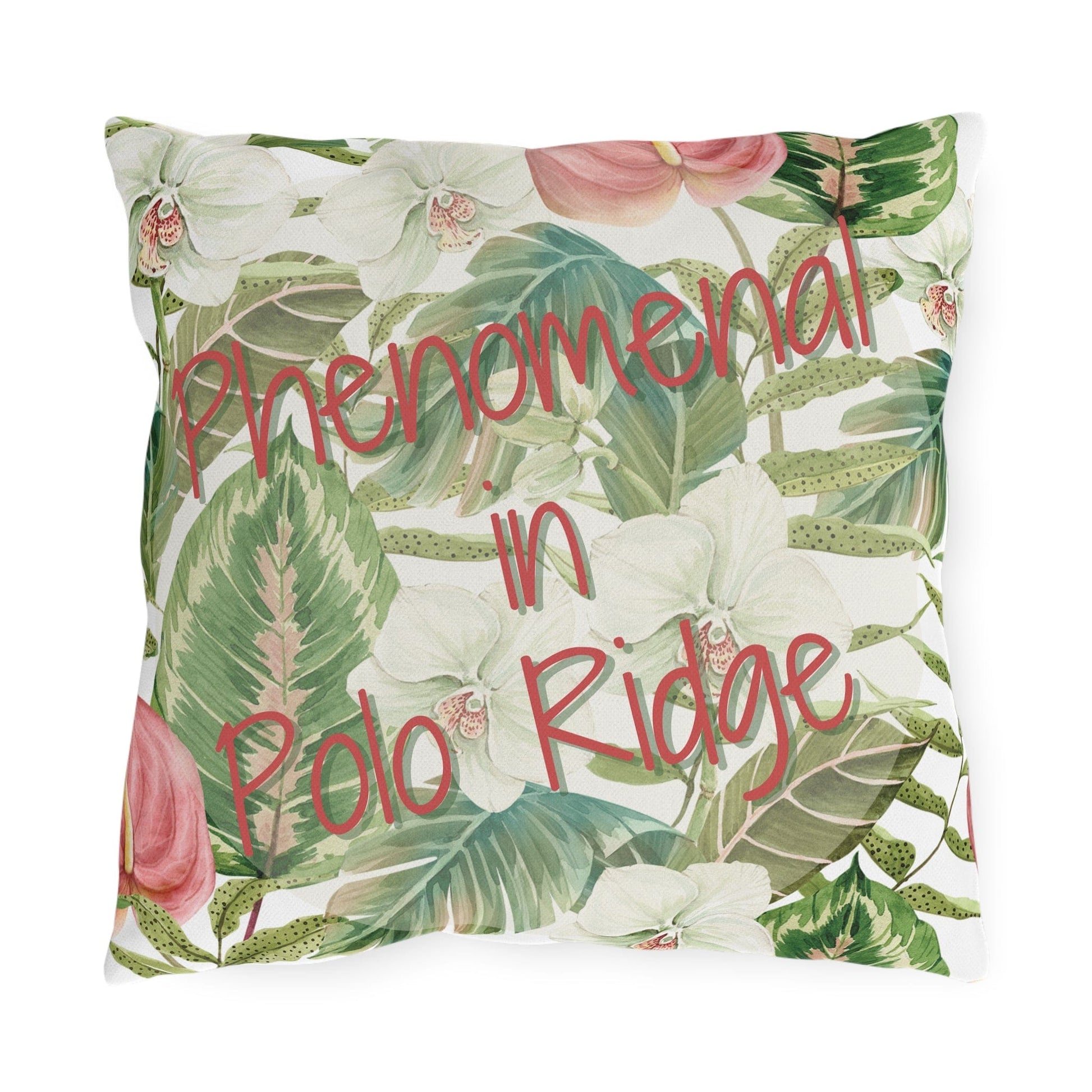 Take the 2nd Exit Florida Villages of  Outdoor Pillows (Pink Lettering) - Polo Ridge