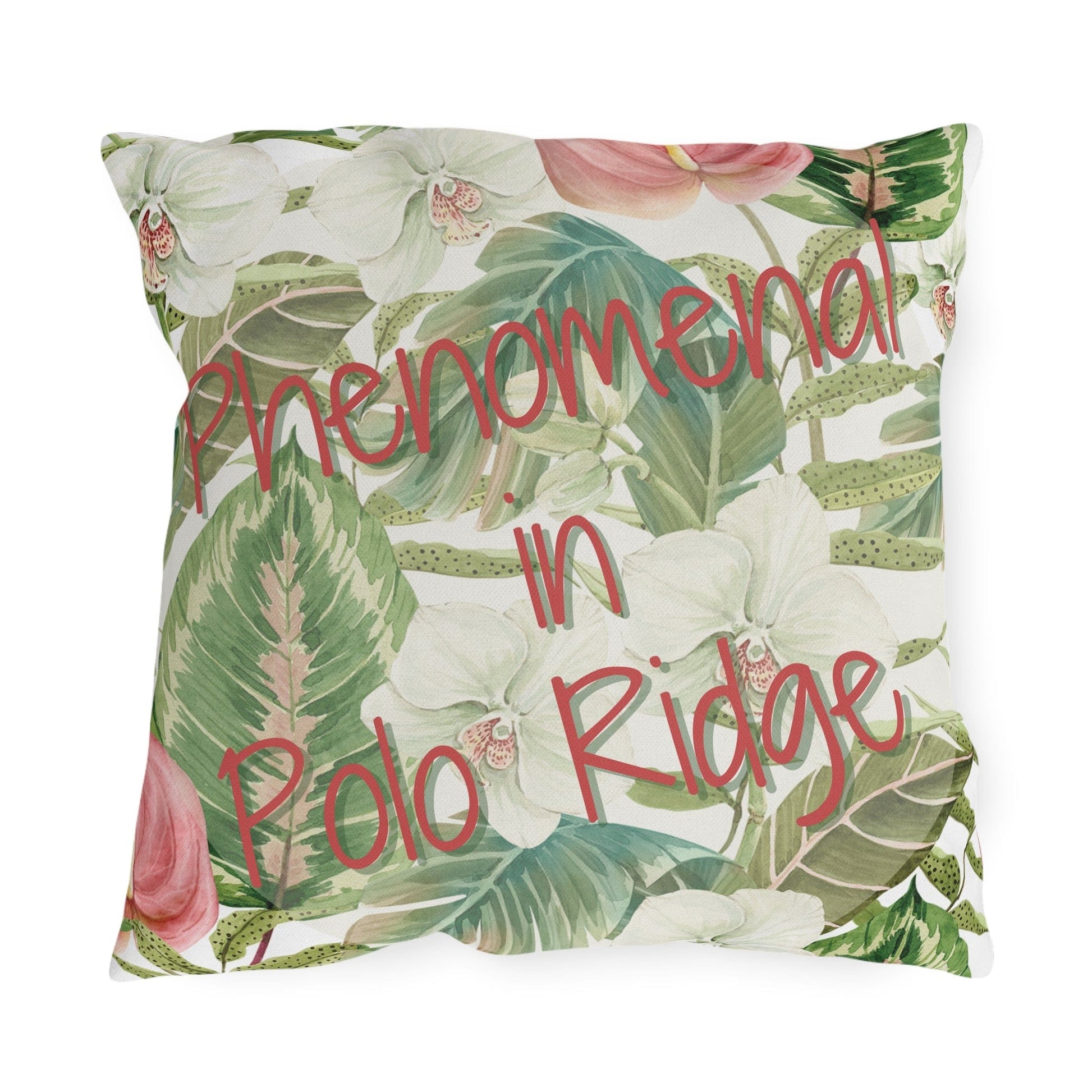 Take the 2nd Exit Florida Villages of  Outdoor Pillows (Pink Lettering) - Polo Ridge