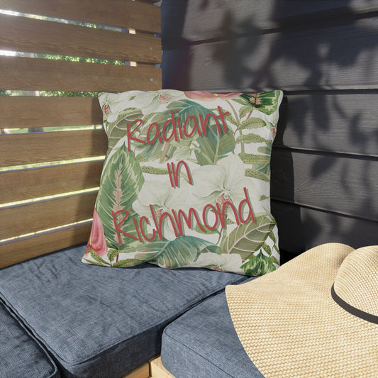 Take the 2nd Exit Florida Villages of  Outdoor Pillows (Pink Lettering) - Richmond