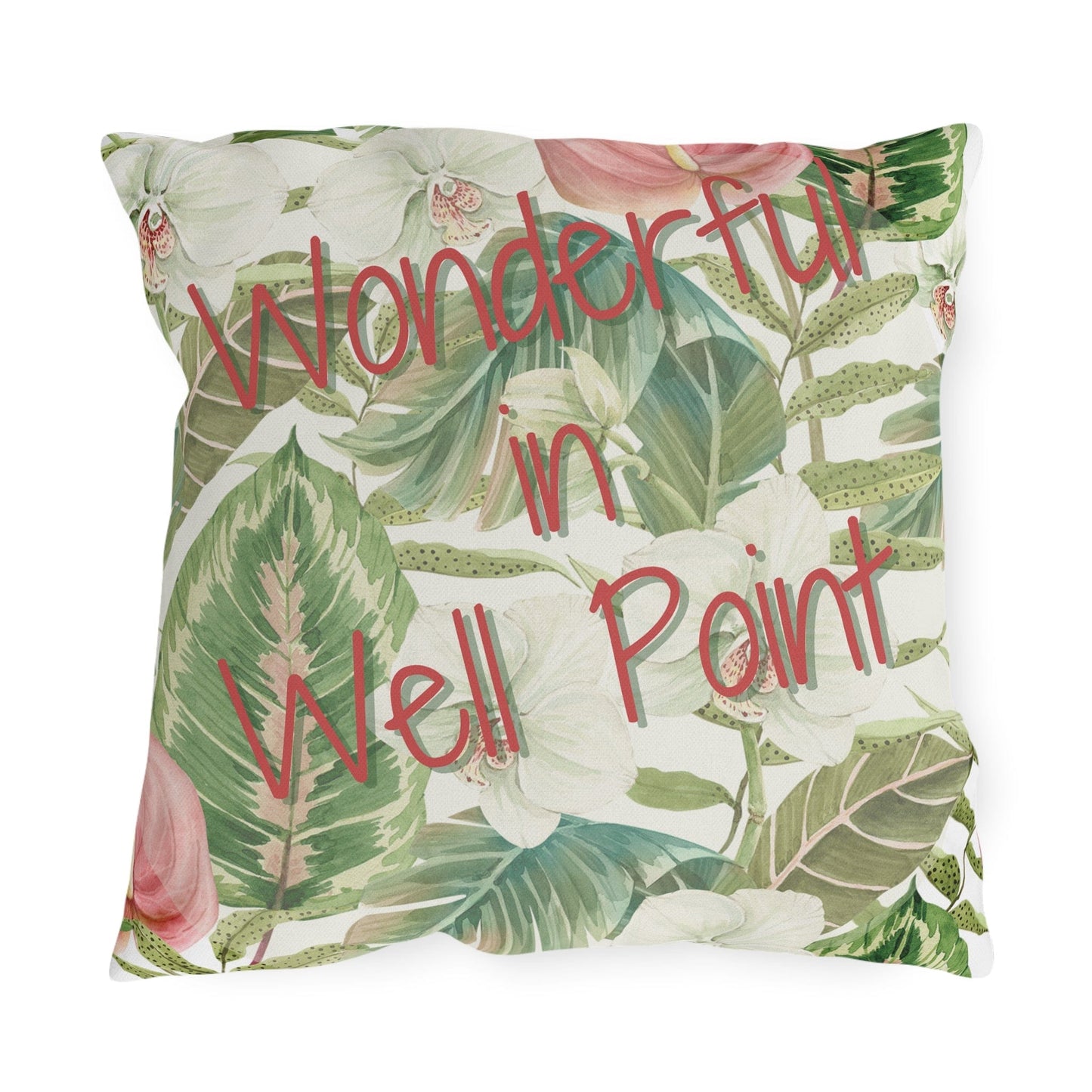 Take the 2nd Exit Florida Villages of  Outdoor Pillows (Pink Lettering) - Well Point