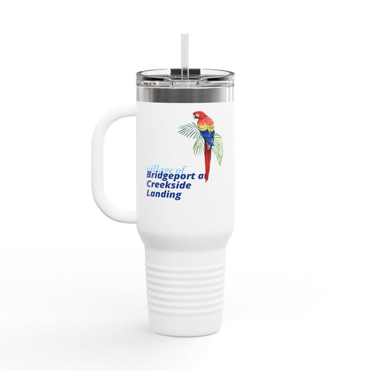 Take the 2nd Exit Florida Villages of  Parrot Design Insulated Travel Mug 40oz - Bridgeport at Creekside Landing