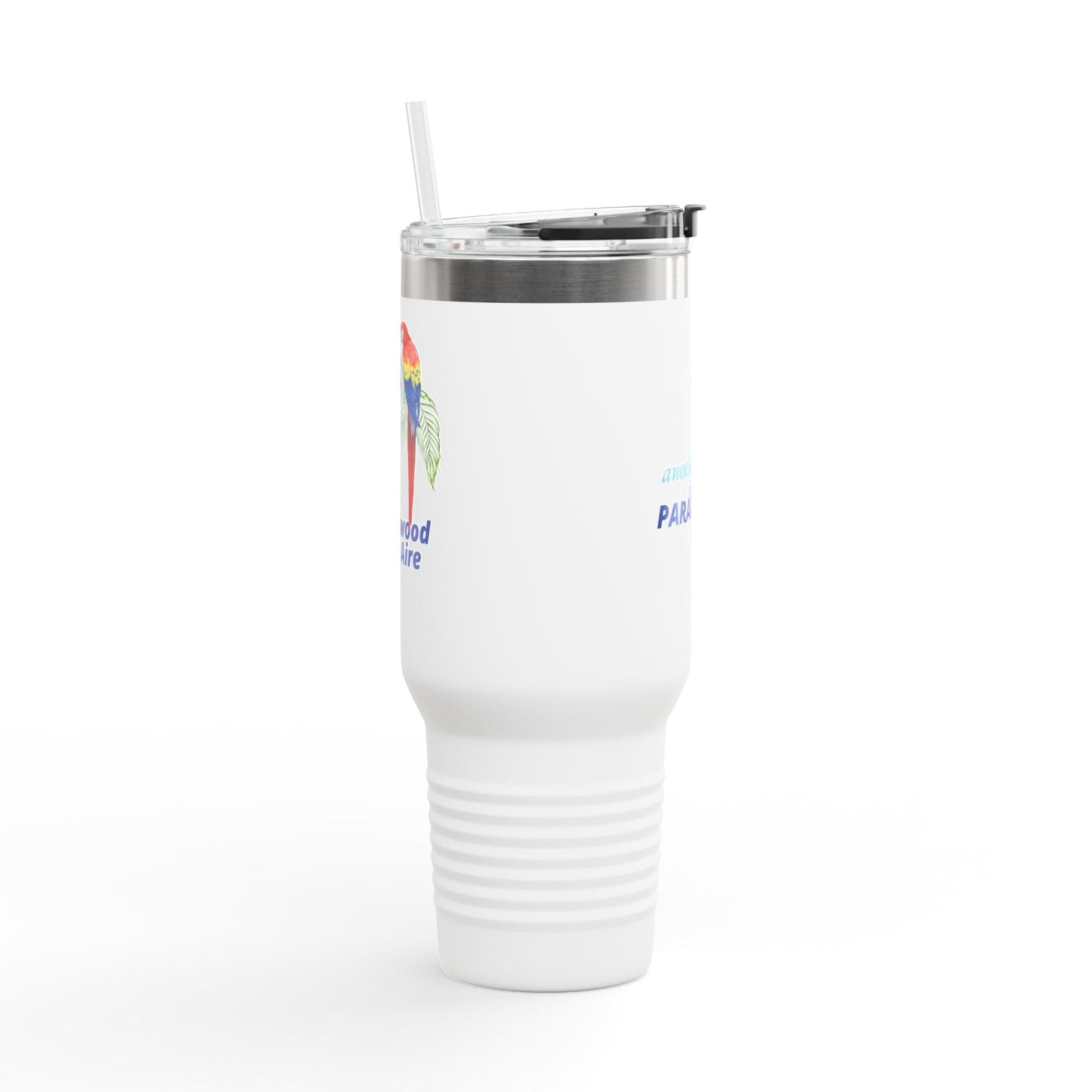 Printify Florida Villages of  Parrot Design Insulated Travel Mug 40oz - Harmeswood of Belle Aire