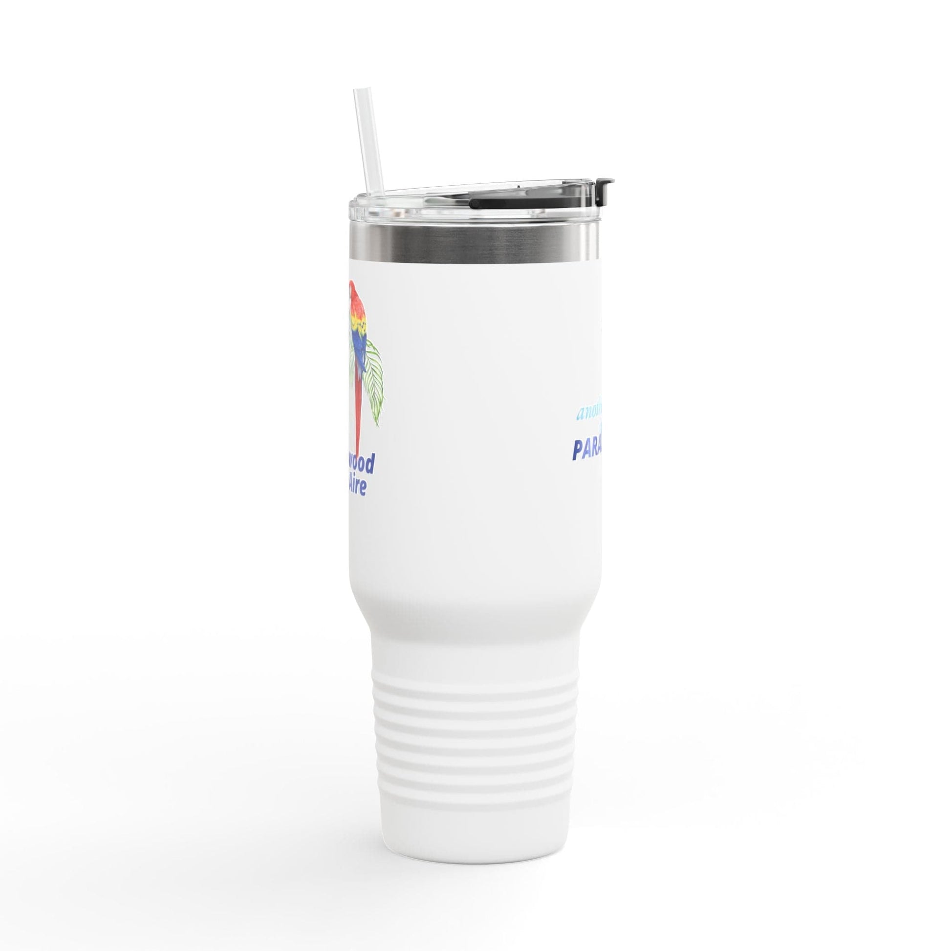 Printify Florida Villages of  Parrot Design Insulated Travel Mug 40oz - Harmeswood of Belle Aire