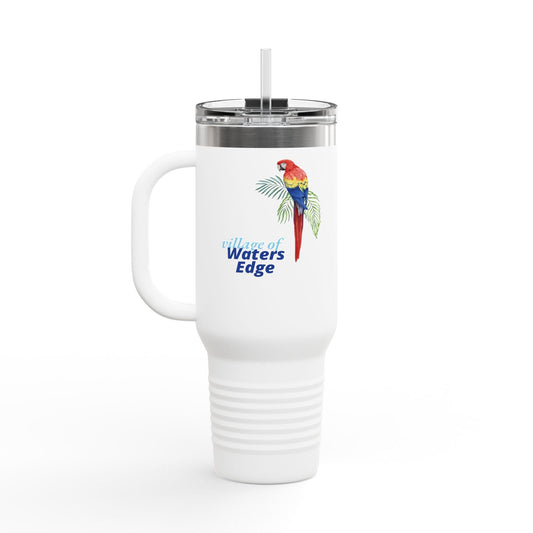 Take the 2nd Exit Florida Villages of  Parrot Design Insulated Travel Mug 40oz - Waters Edge
