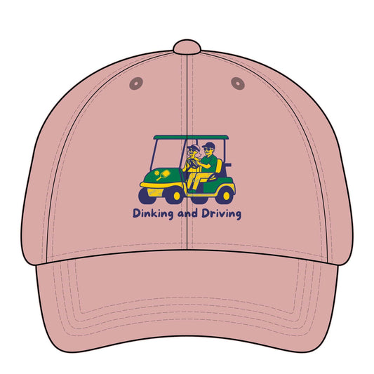 Take the 2nd Exit Florida Villages of  Pickleball Couple Women's Pigment-Dyed Cap with Fashion Undervisor - Golf Cart Design
