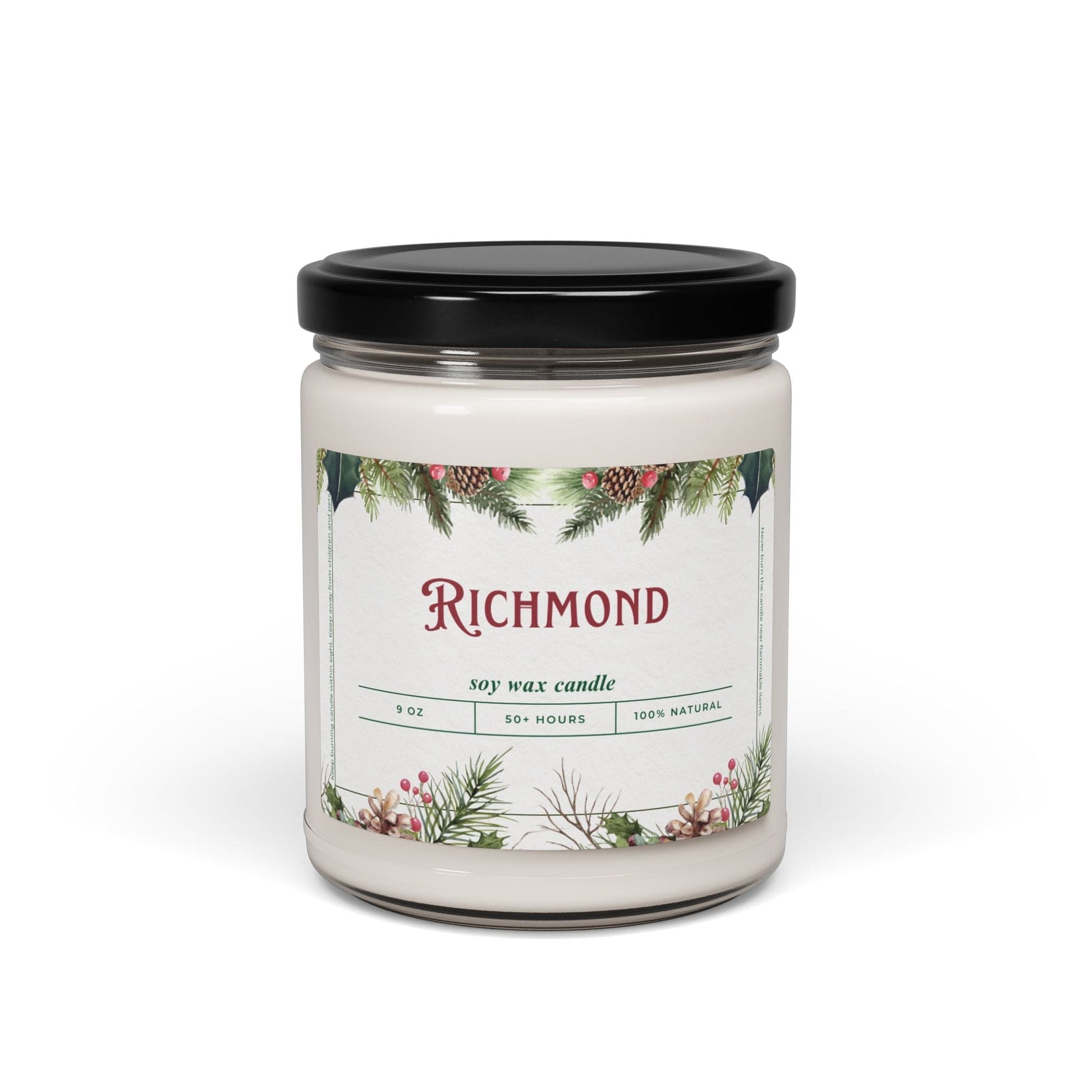 Take the 2nd Exit Florida Villages of  Richmond Christmas Candle 9oz. Soy wax