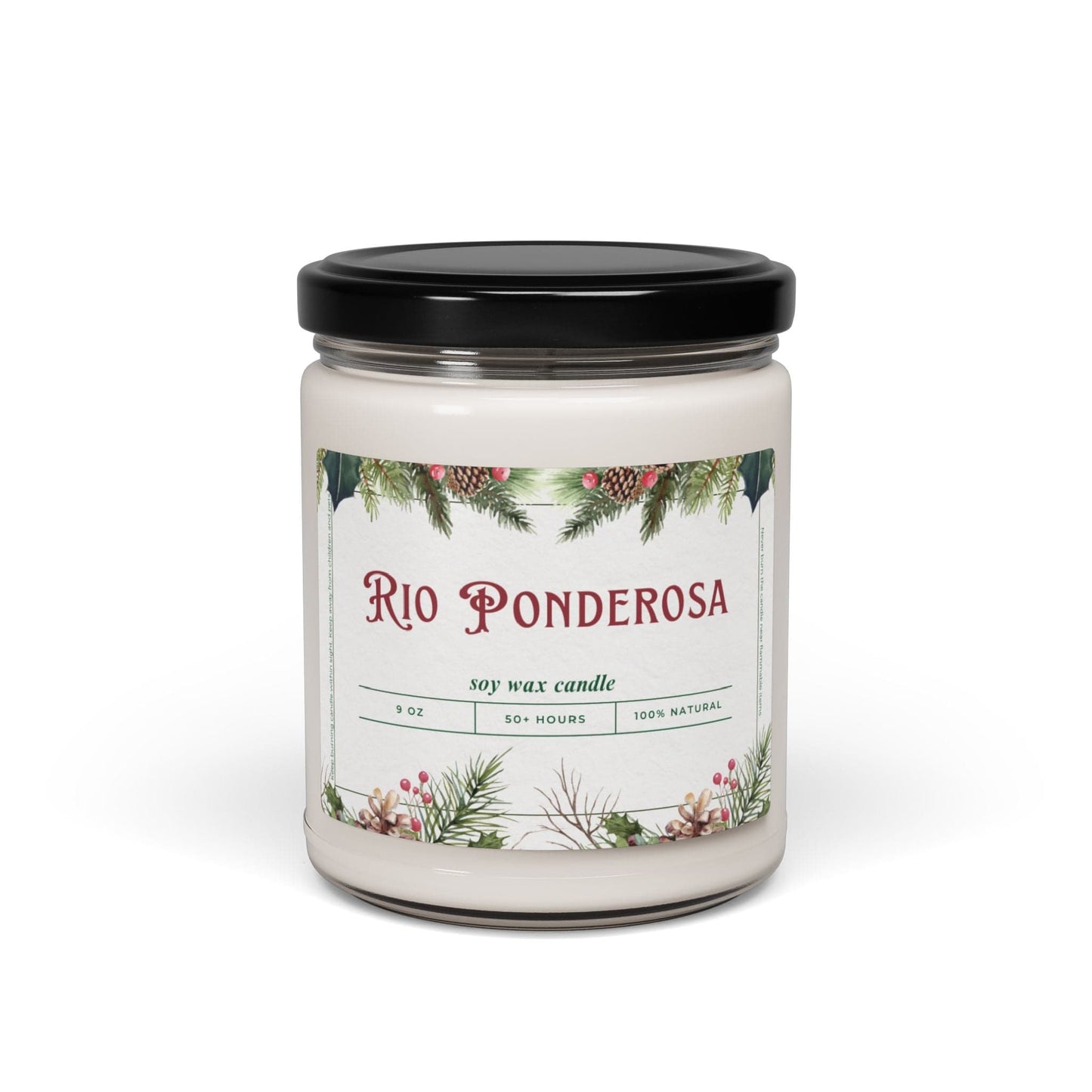 Take the 2nd Exit Florida Villages of  Rio Ponderosa Christmas Candle 9oz. Soy wax
