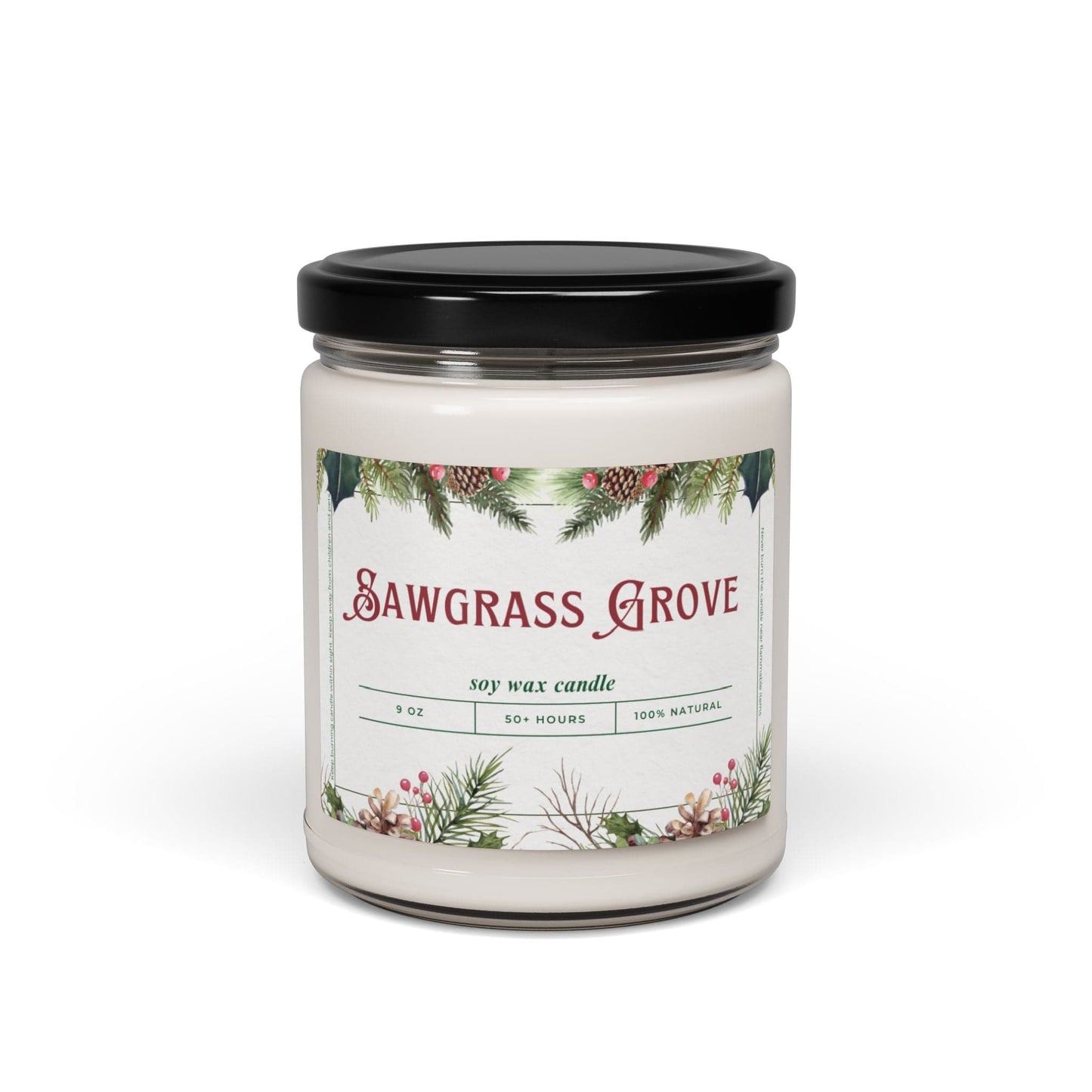 Take the 2nd Exit Florida Villages of  Sawgrass Grove Christmas Candle 9oz. Soy wax