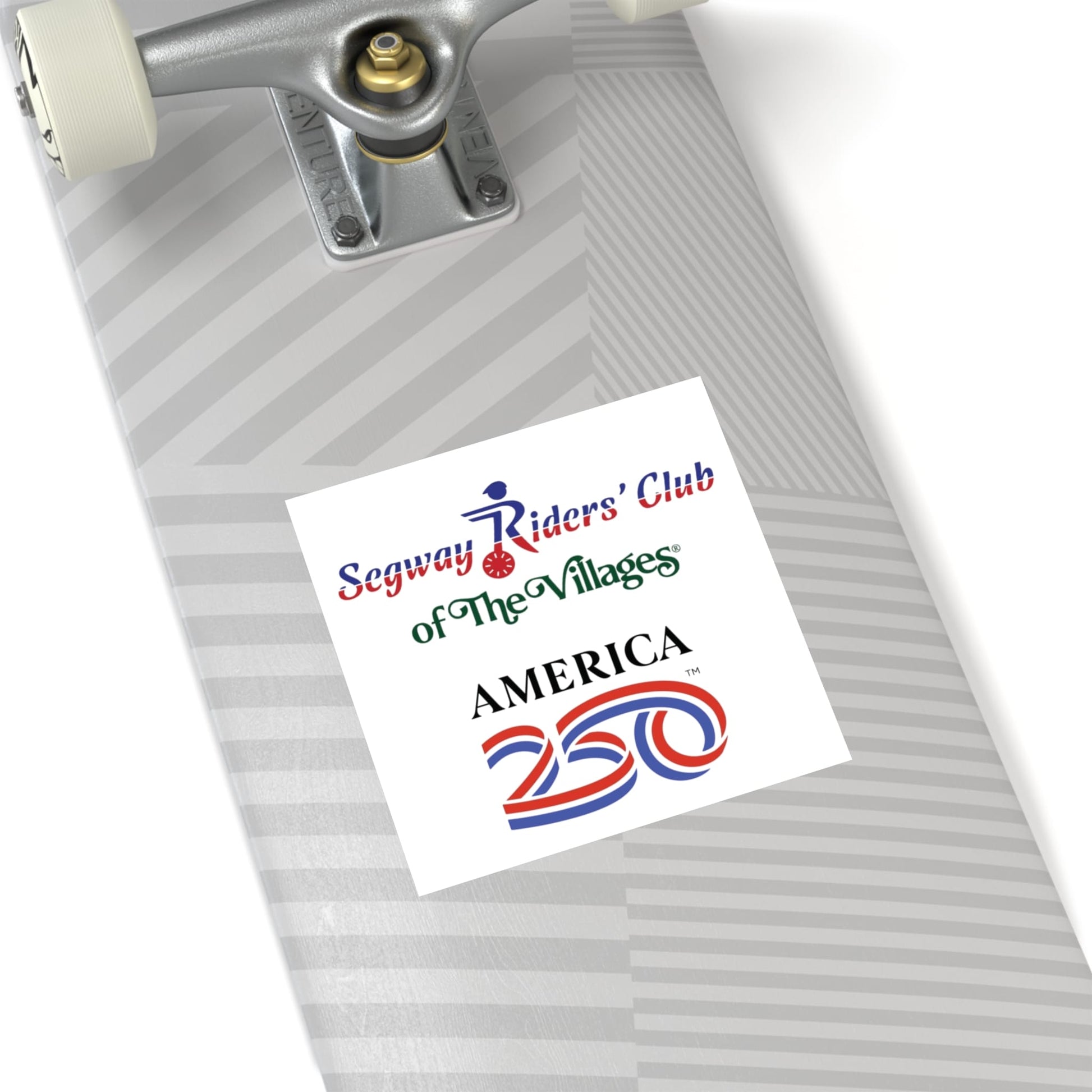Printify Florida Villages of  Segway Riders' Club of The Villages "America 250" Square Sticker