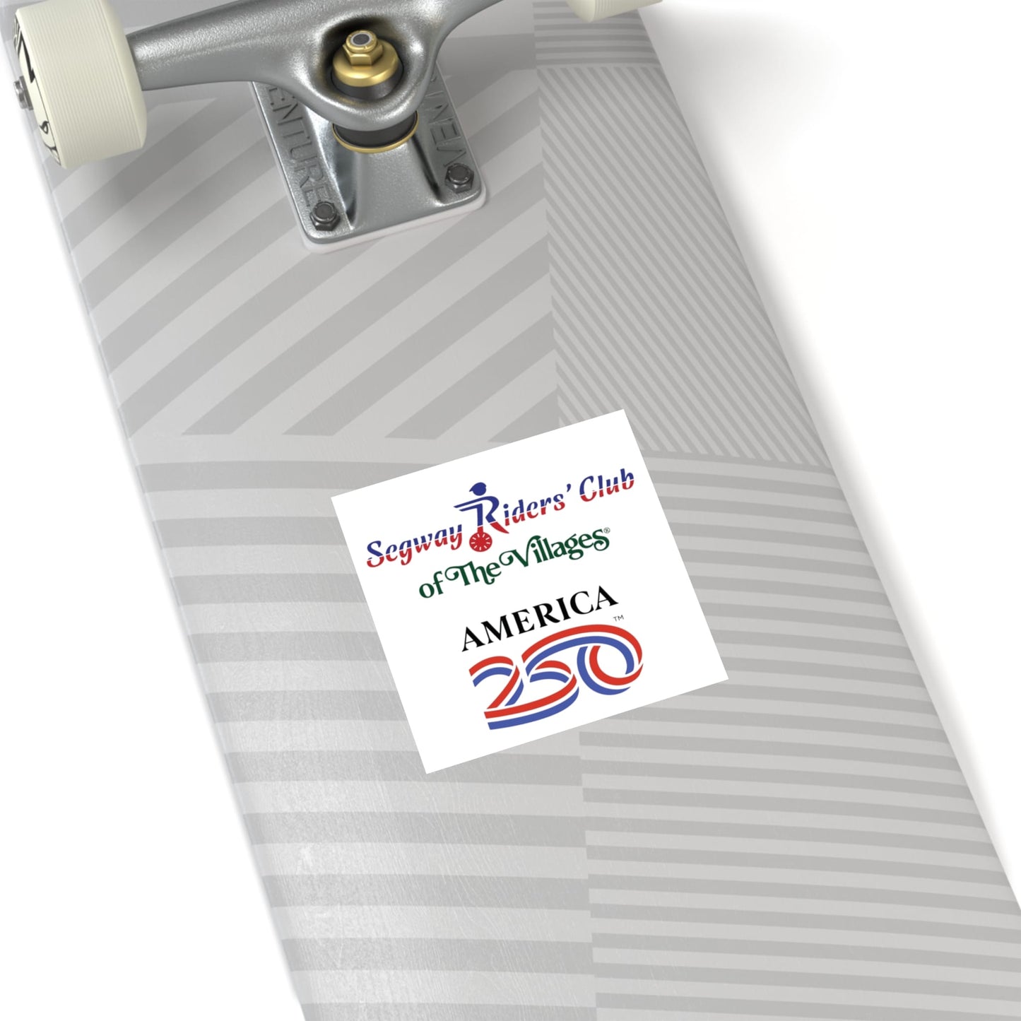 Printify Florida Villages of  Segway Riders' Club of The Villages "America 250" Square Sticker