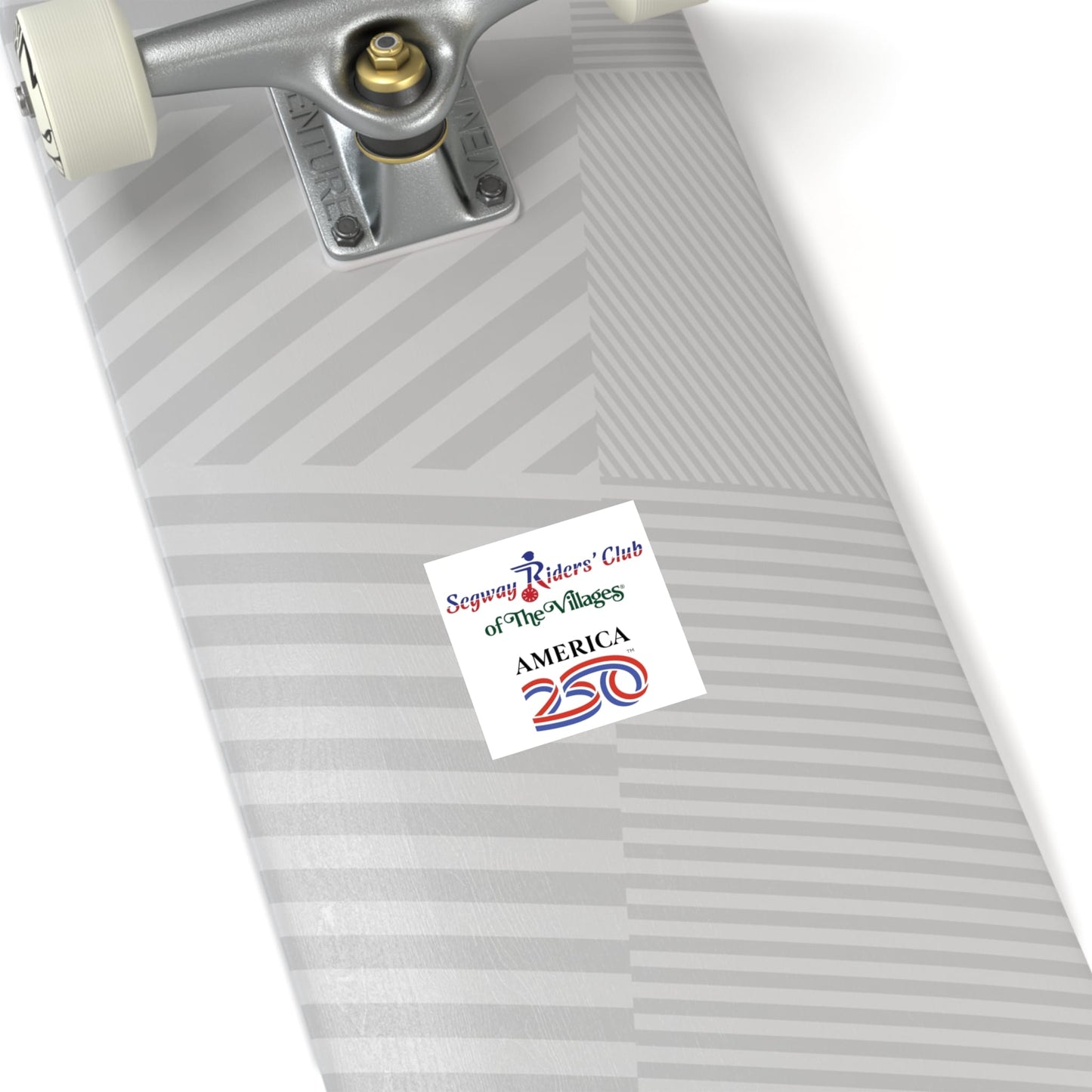 Printify Florida Villages of  Segway Riders' Club of The Villages "America 250" Square Sticker