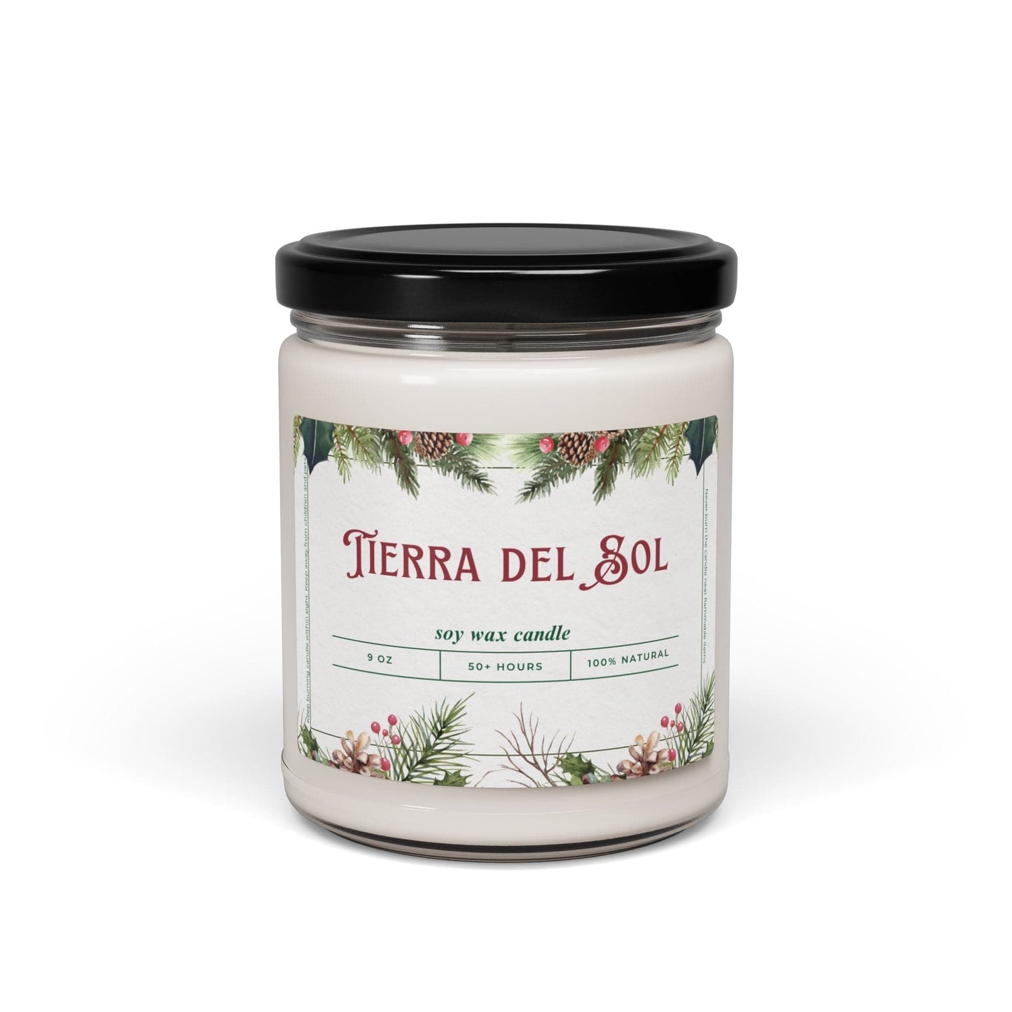 Printify Florida Villages of  Tierra del Sol Christmas Candle 9oz. Soy wax