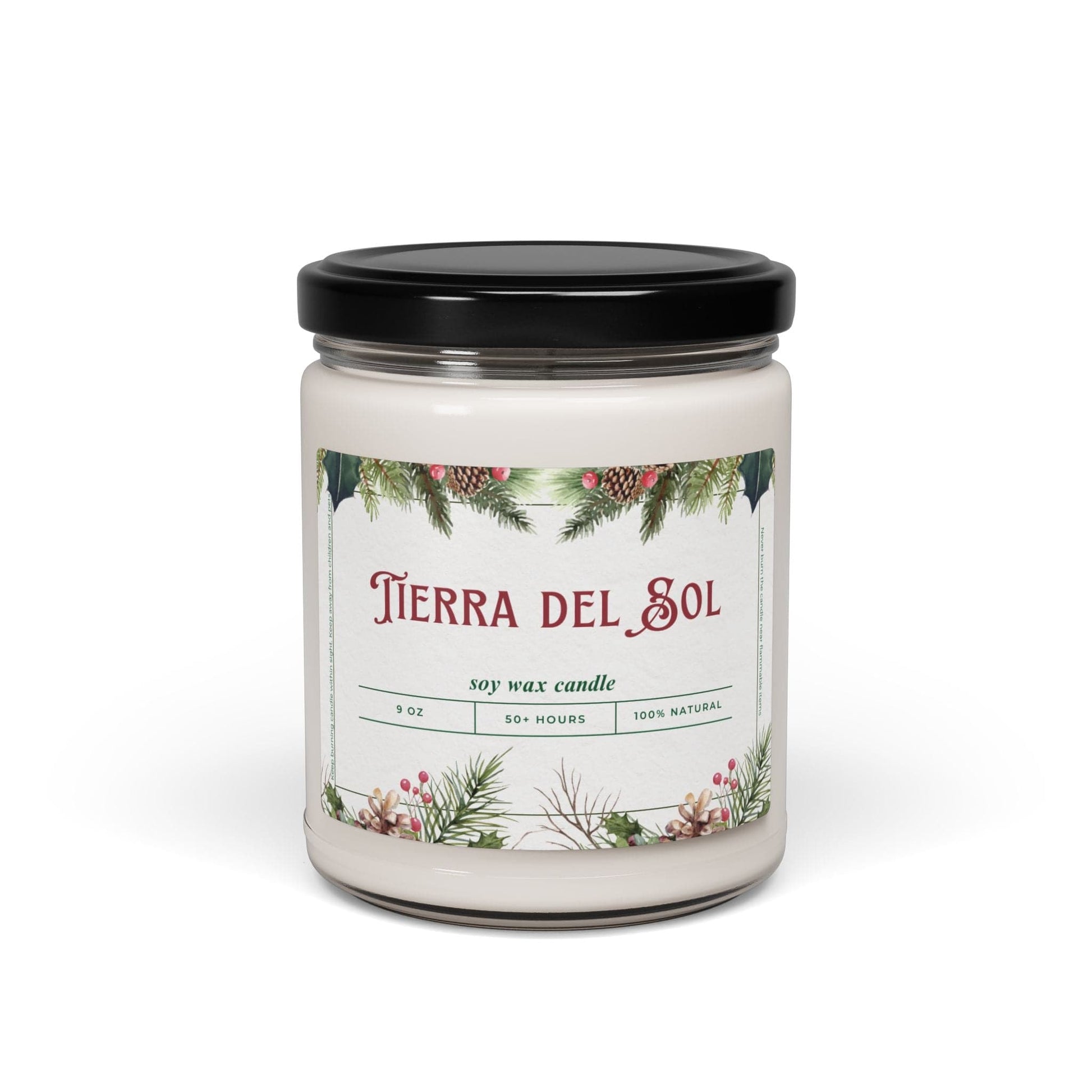 Printify Florida Villages of  Tierra del Sol Christmas Candle 9oz. Soy wax