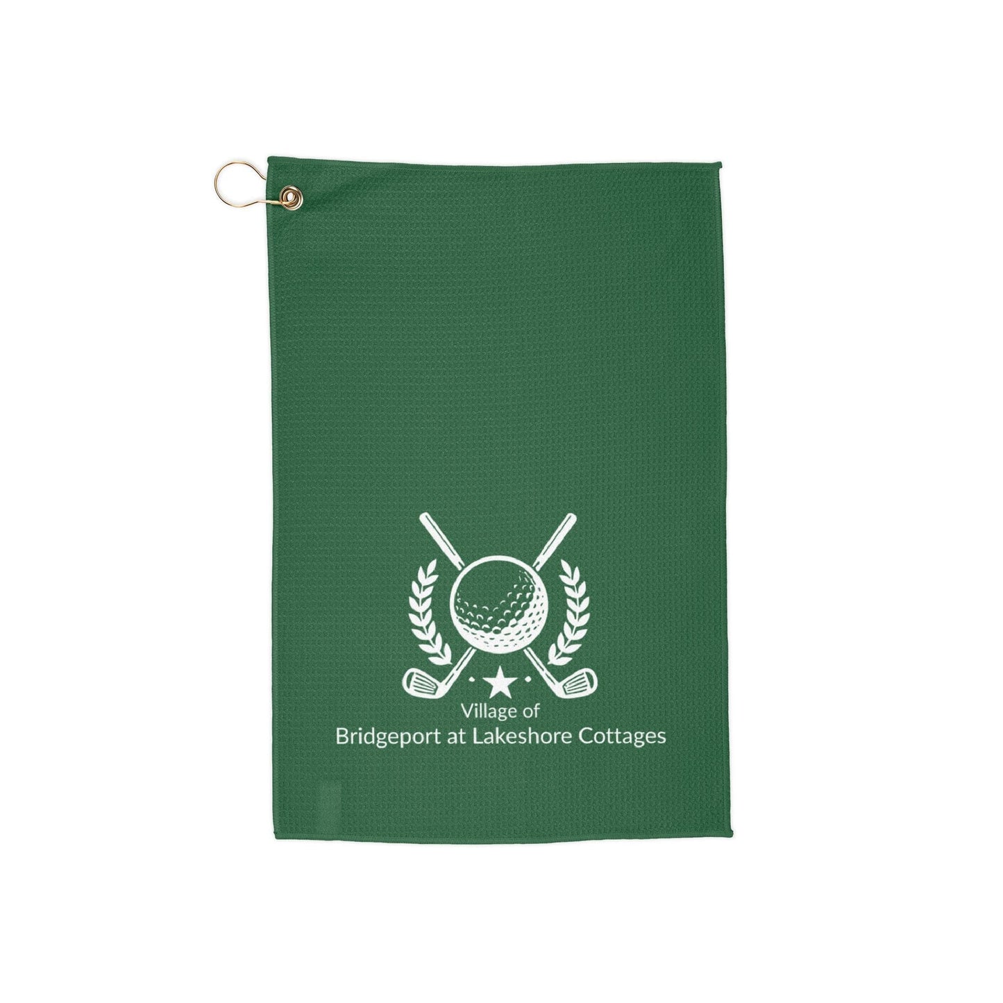Take the 2nd Exit Florida Villages of  Village of Bridgeport at Lakeshore Cottages Green Golf Towel
