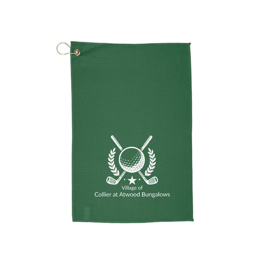 Take the 2nd Exit Florida Villages of  Village of Collier at Atwood Bungalows Green Golf Towel
