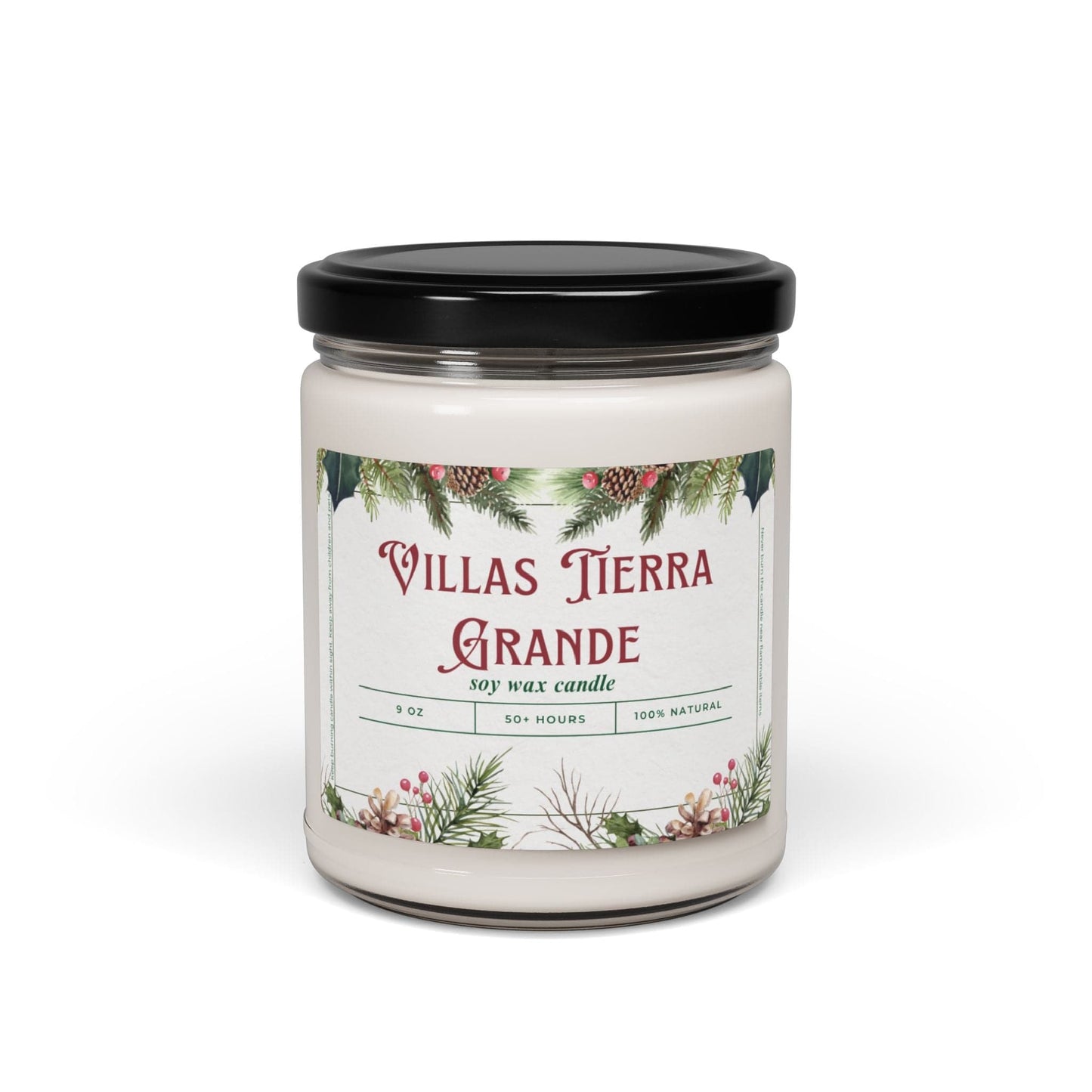 Take the 2nd Exit Florida Villages of  Villas Tierra Grande Christmas Candle 9oz. Soy wax